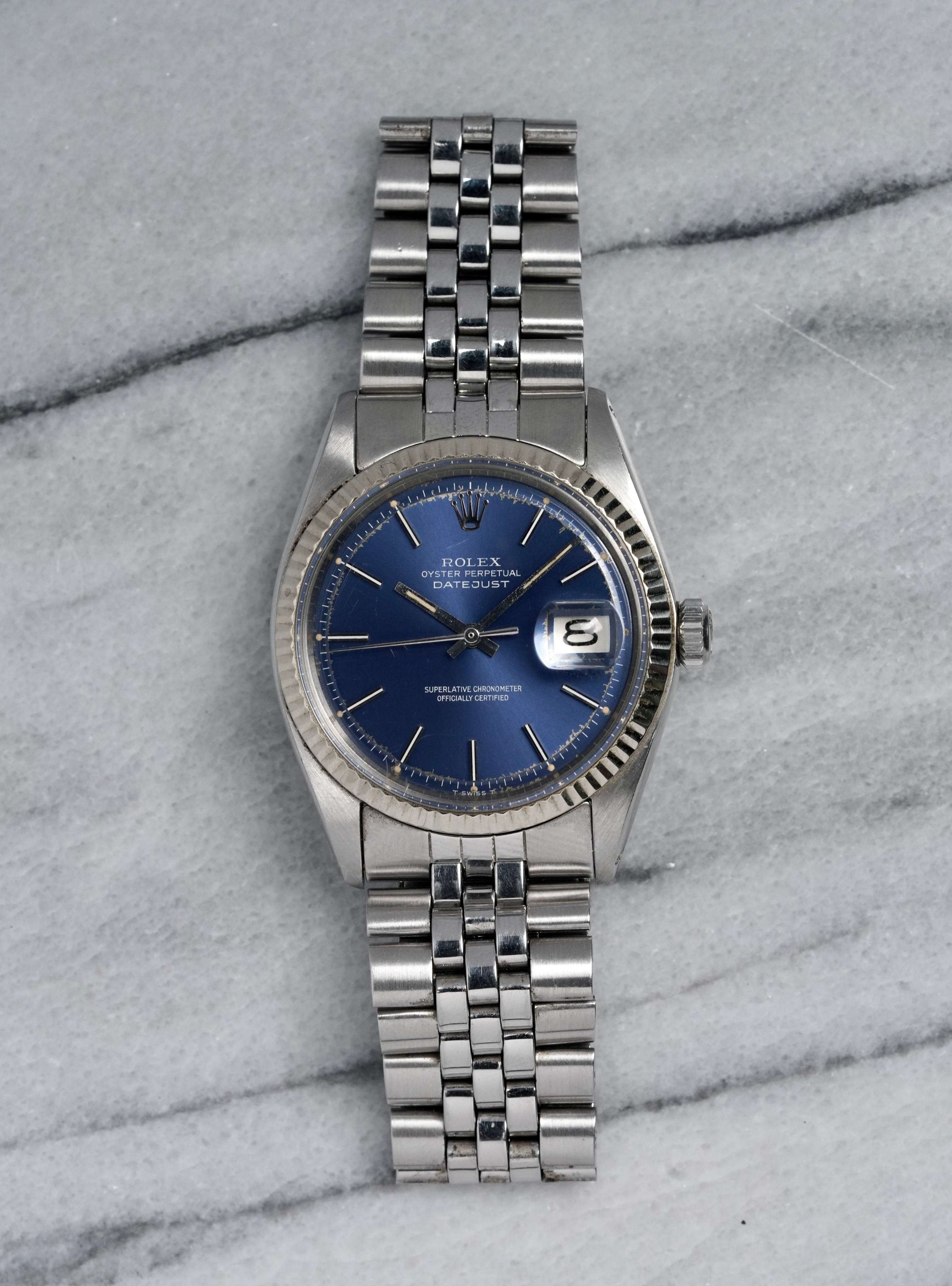 Rolex Datejust 1601 - Blue Dial.