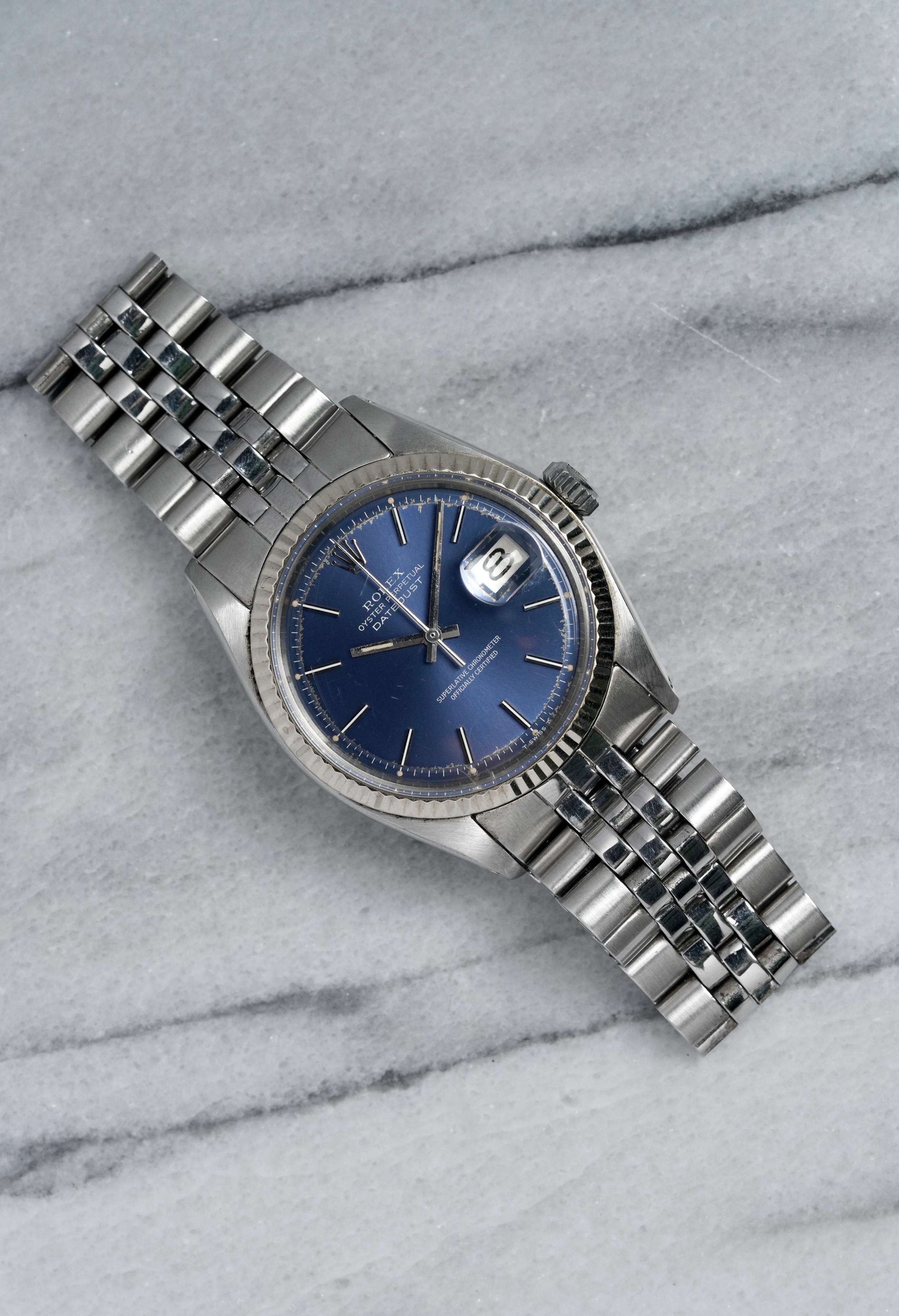 Rolex Datejust 1601 - Blue Dial.