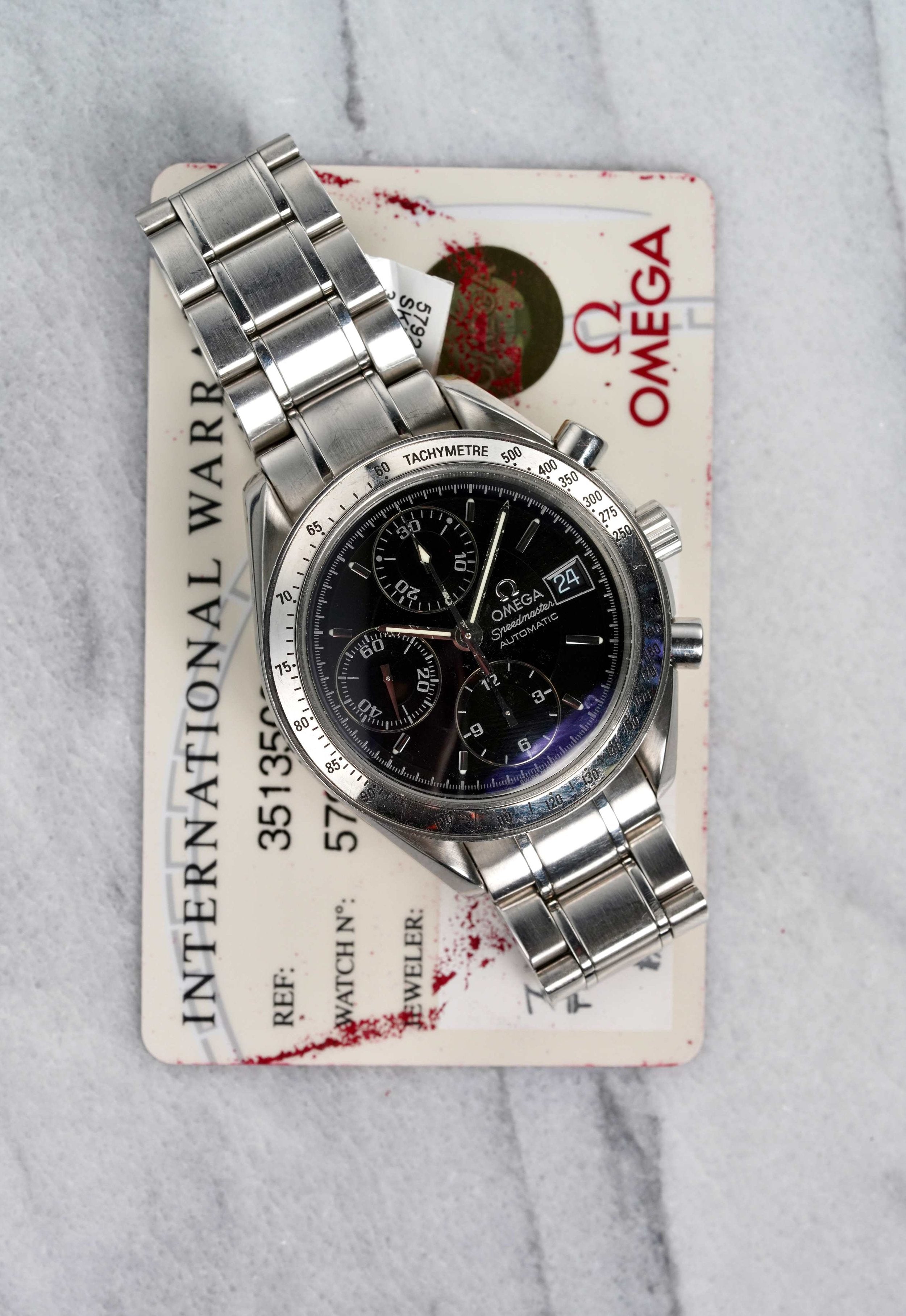 Omega Speedmaster 3513 - w/ Card.