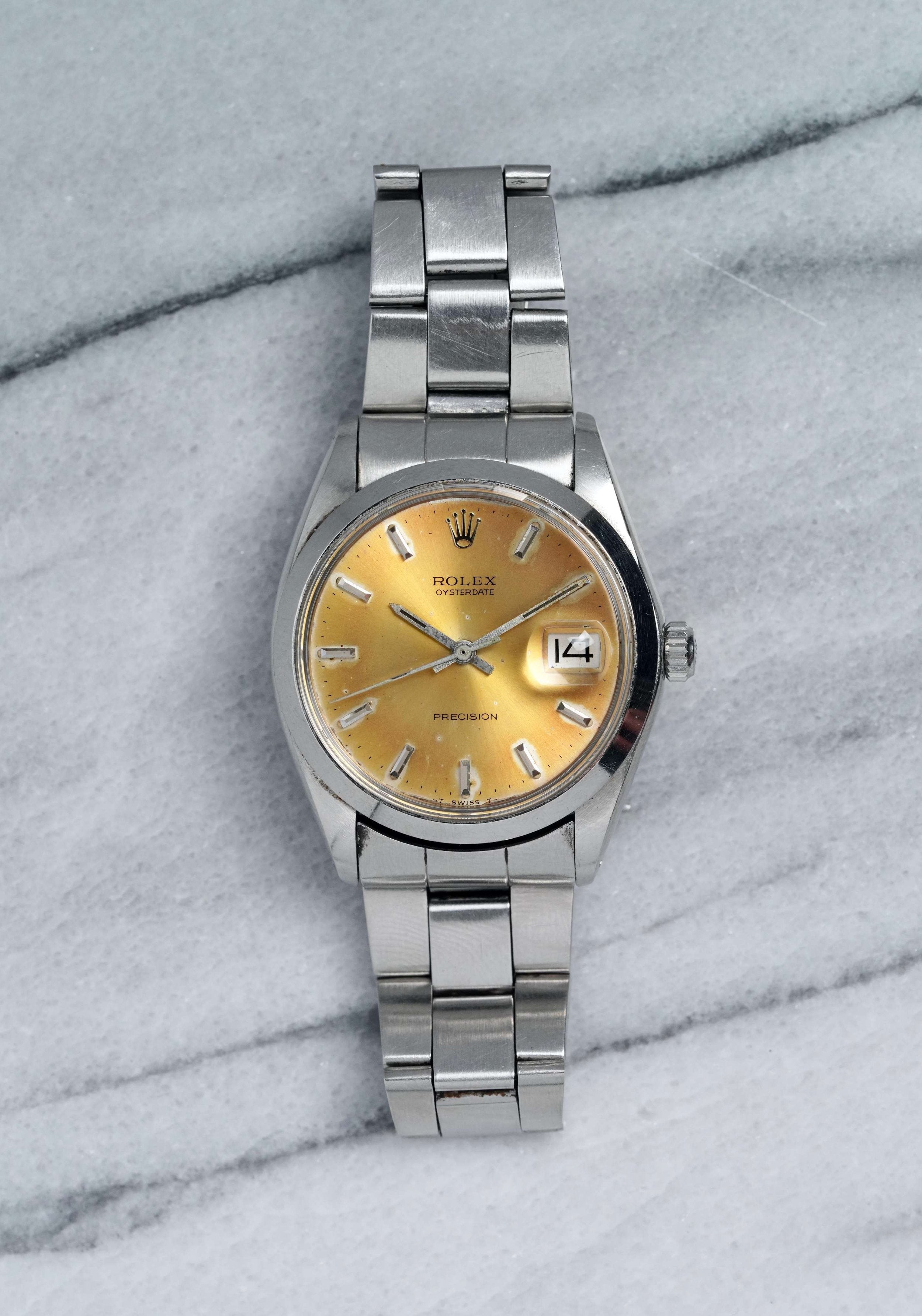 Rolex Oyster Date - Patina Dial.