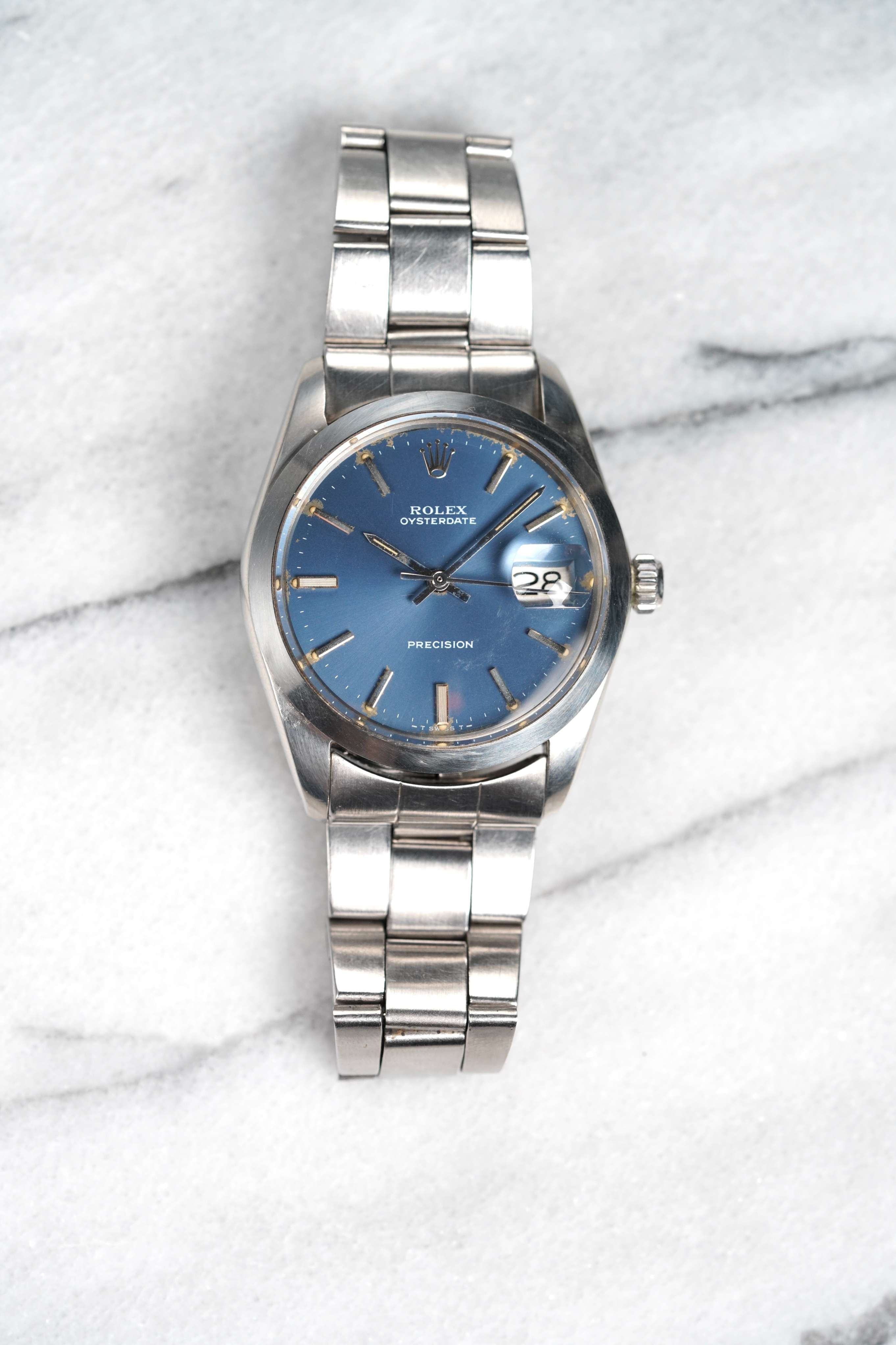 Rolex Oysterdate - Blue Dial