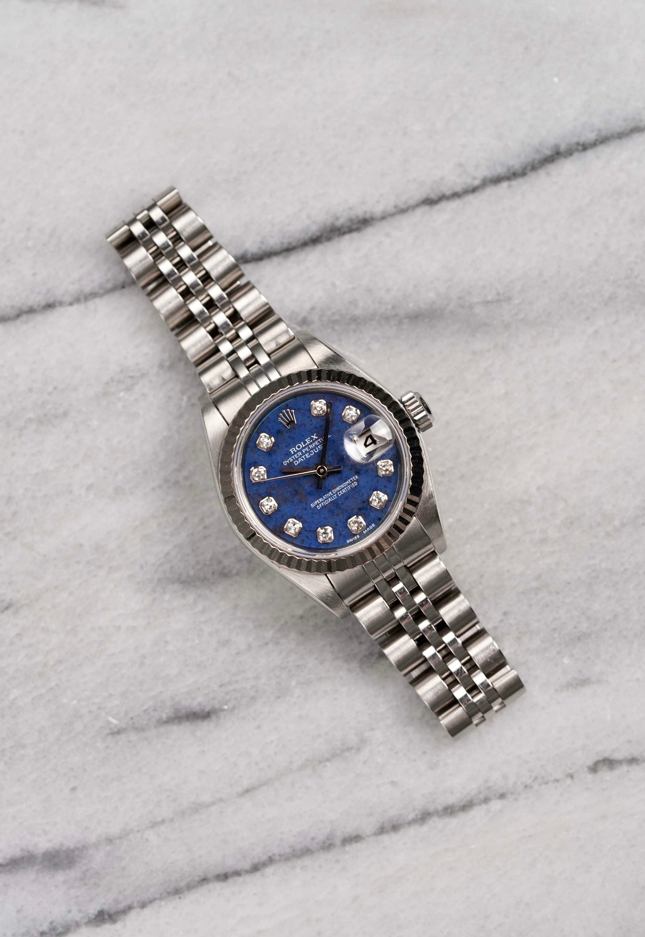 Ladies Rolex Datejust - Sodalite Diamond Dial