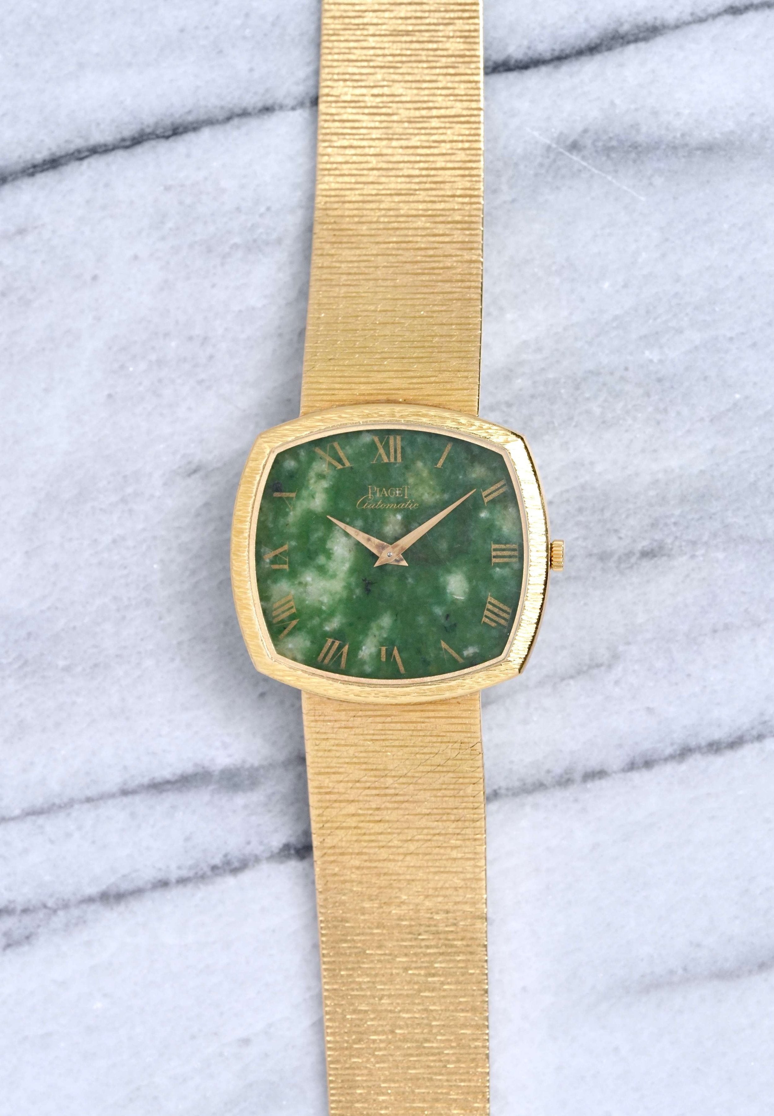 Piaget 18K Yellow Gold - Green Jade Dial