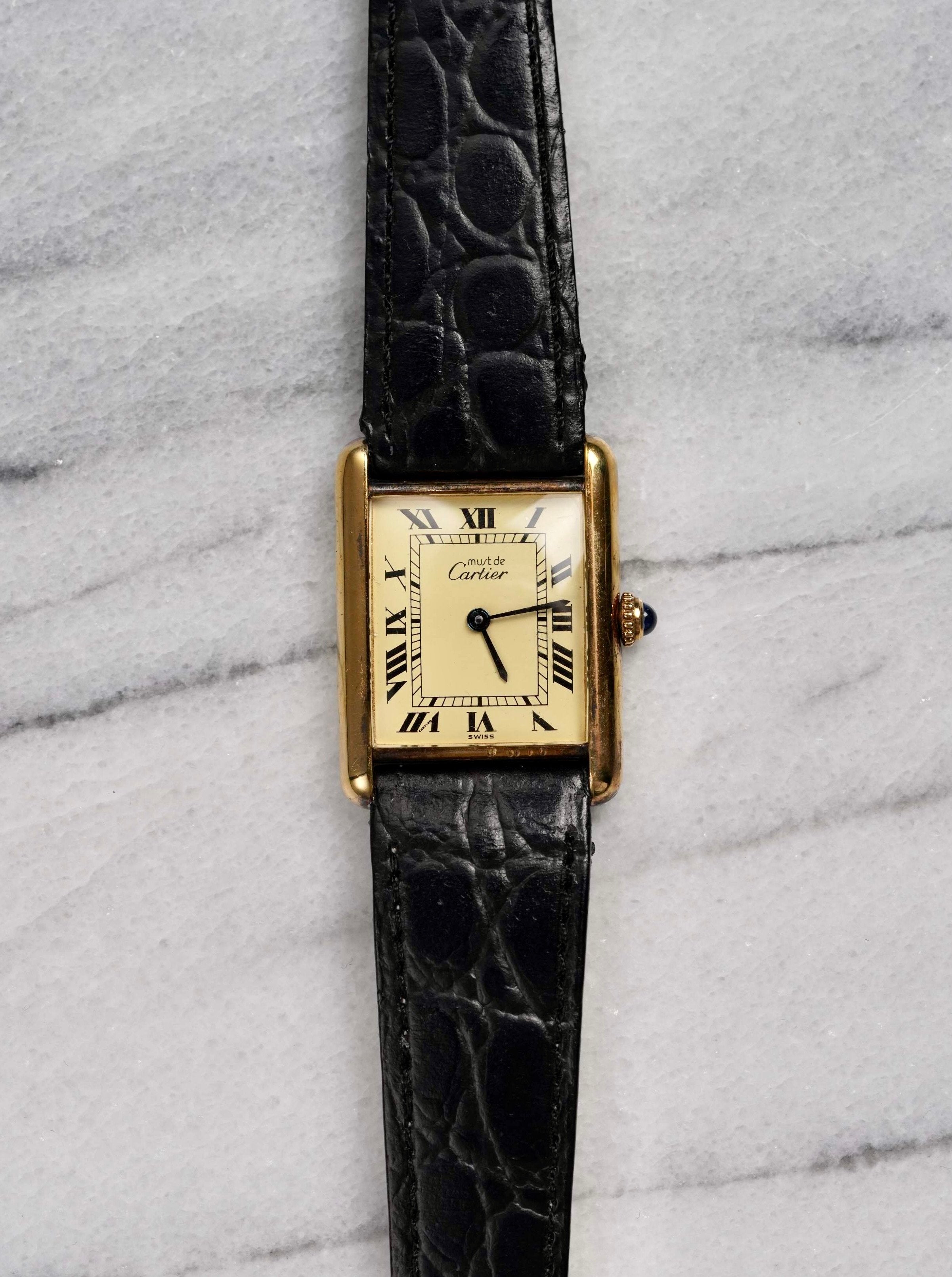 Cartier Tank - Lemon Dial