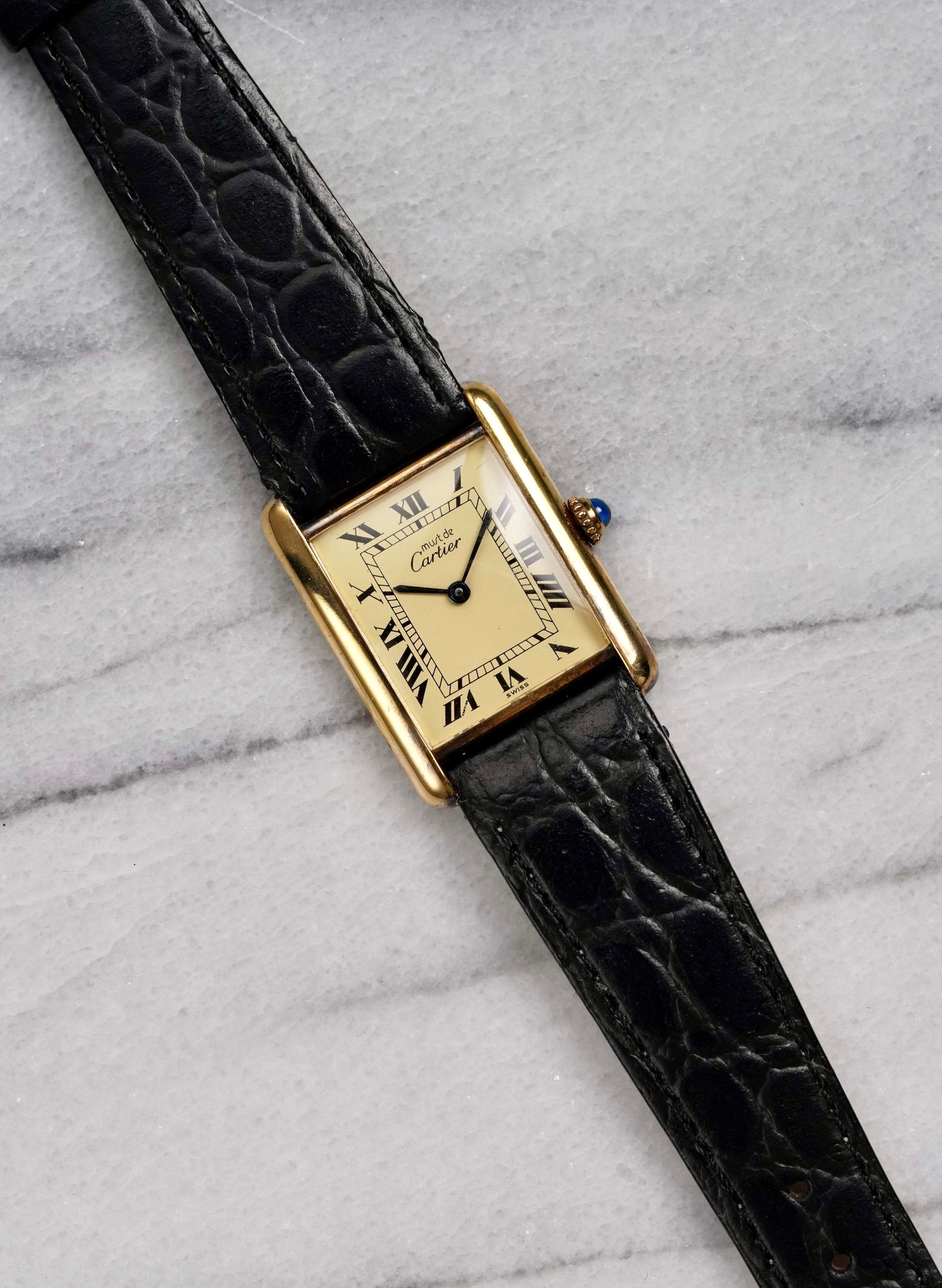 Cartier Tank - Lemon Dial