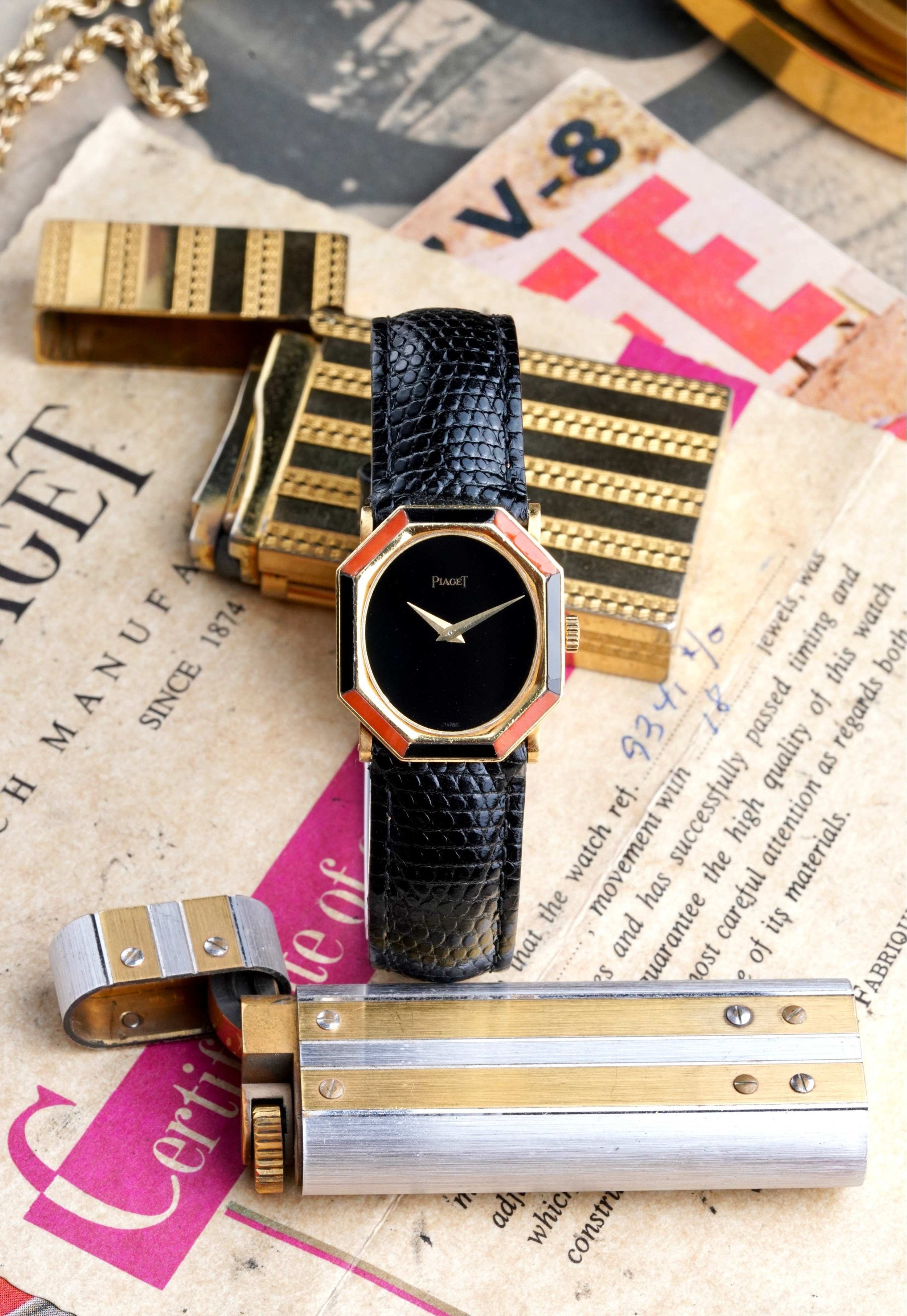 Piaget Coral & Onyx  - Reference 9341