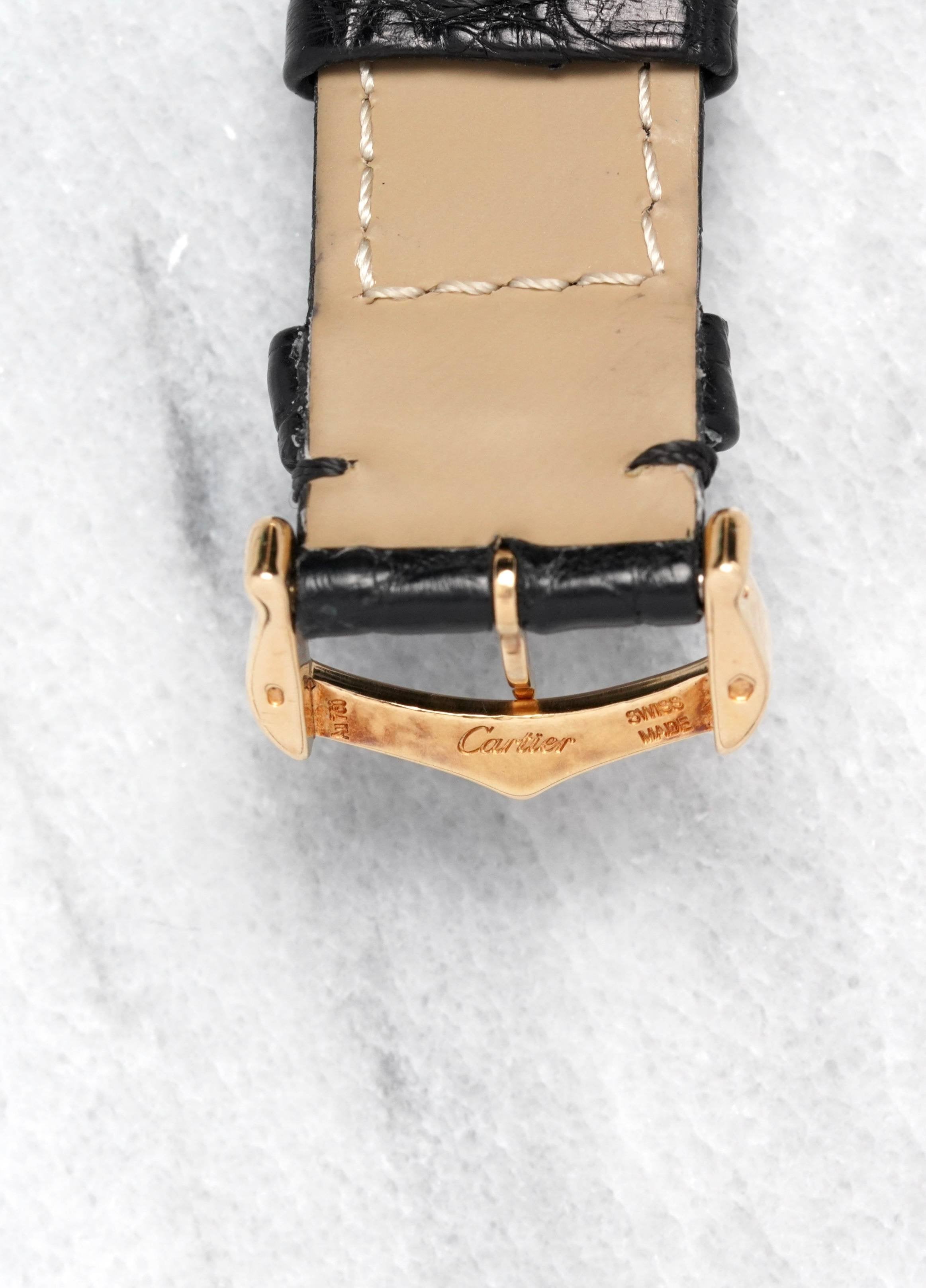 Cartier Tank Solo - 18K Yellow Gold.