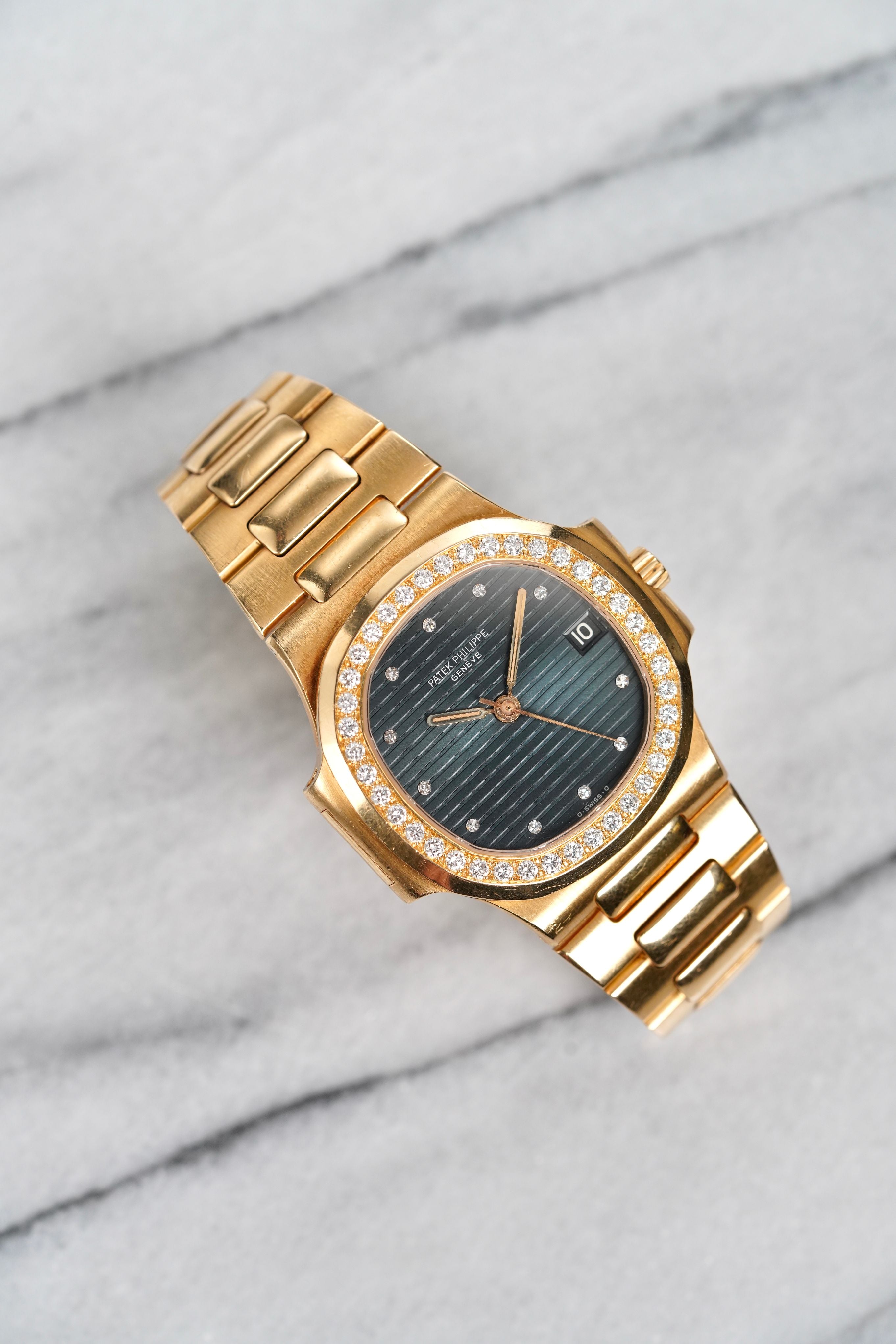 Patek Philippe 3800J - Blue Diamond Dial