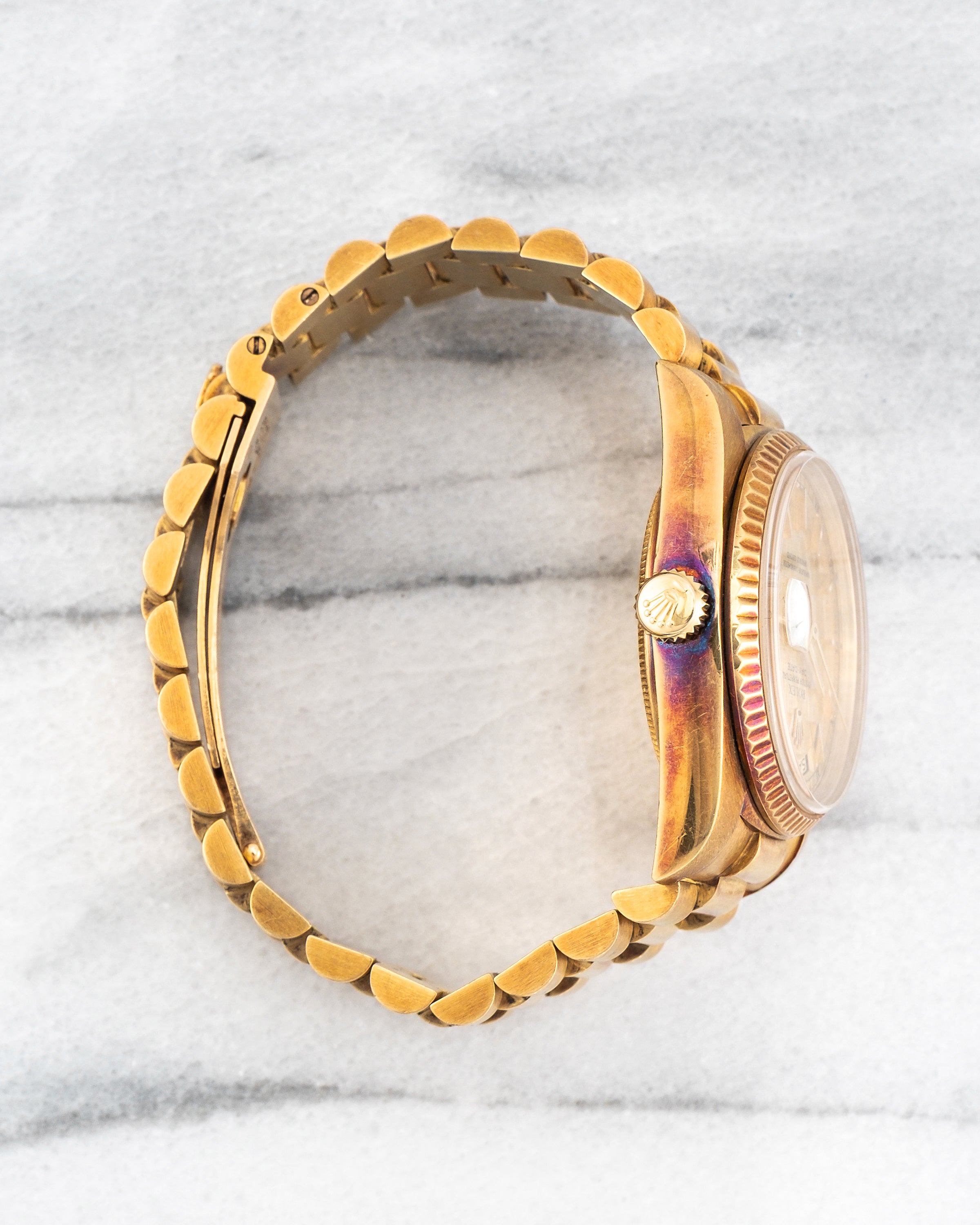 Rolex Day Date 18038 - Champagne Linen
