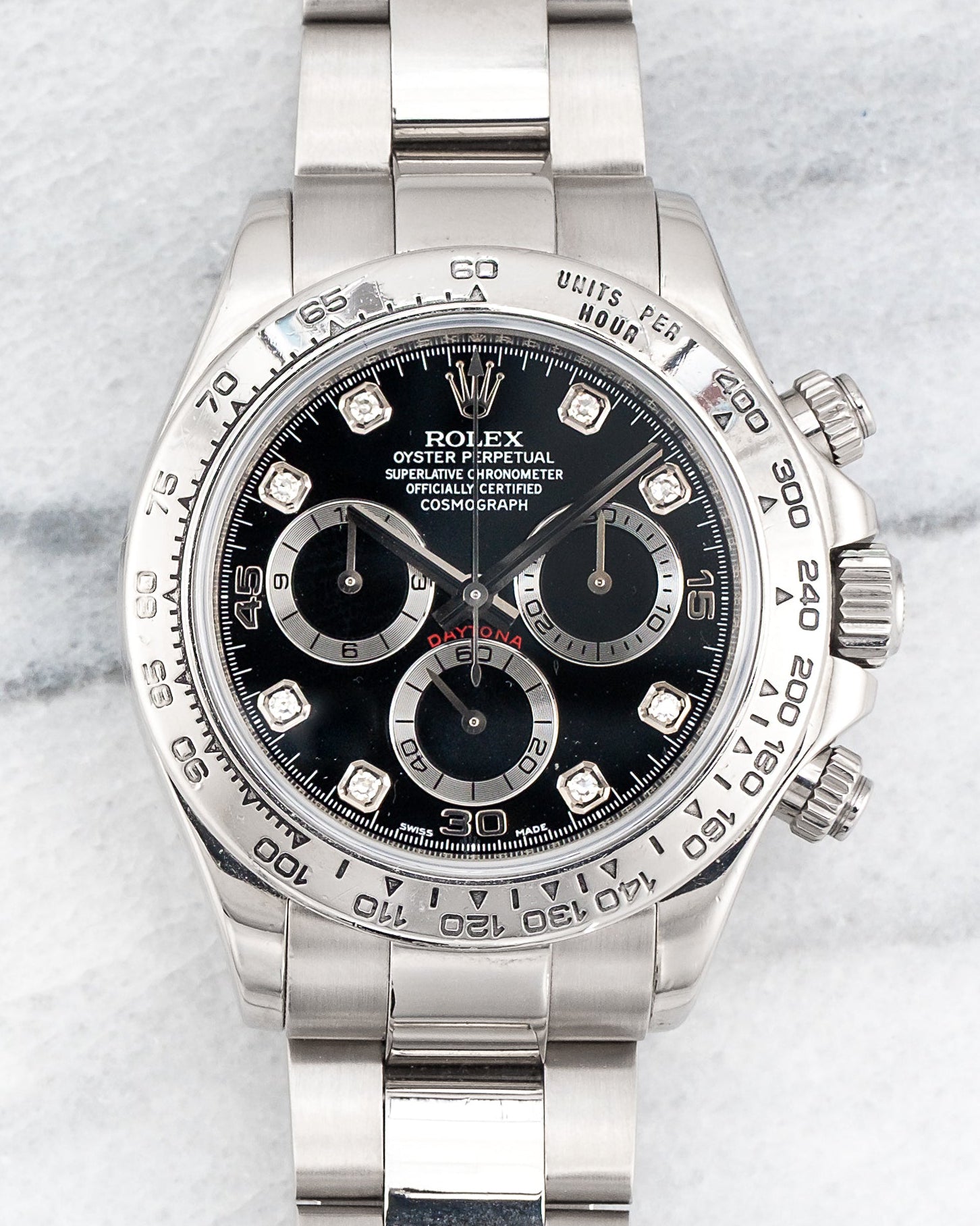 Rolex Daytona 116509 – Black Diamond Dial