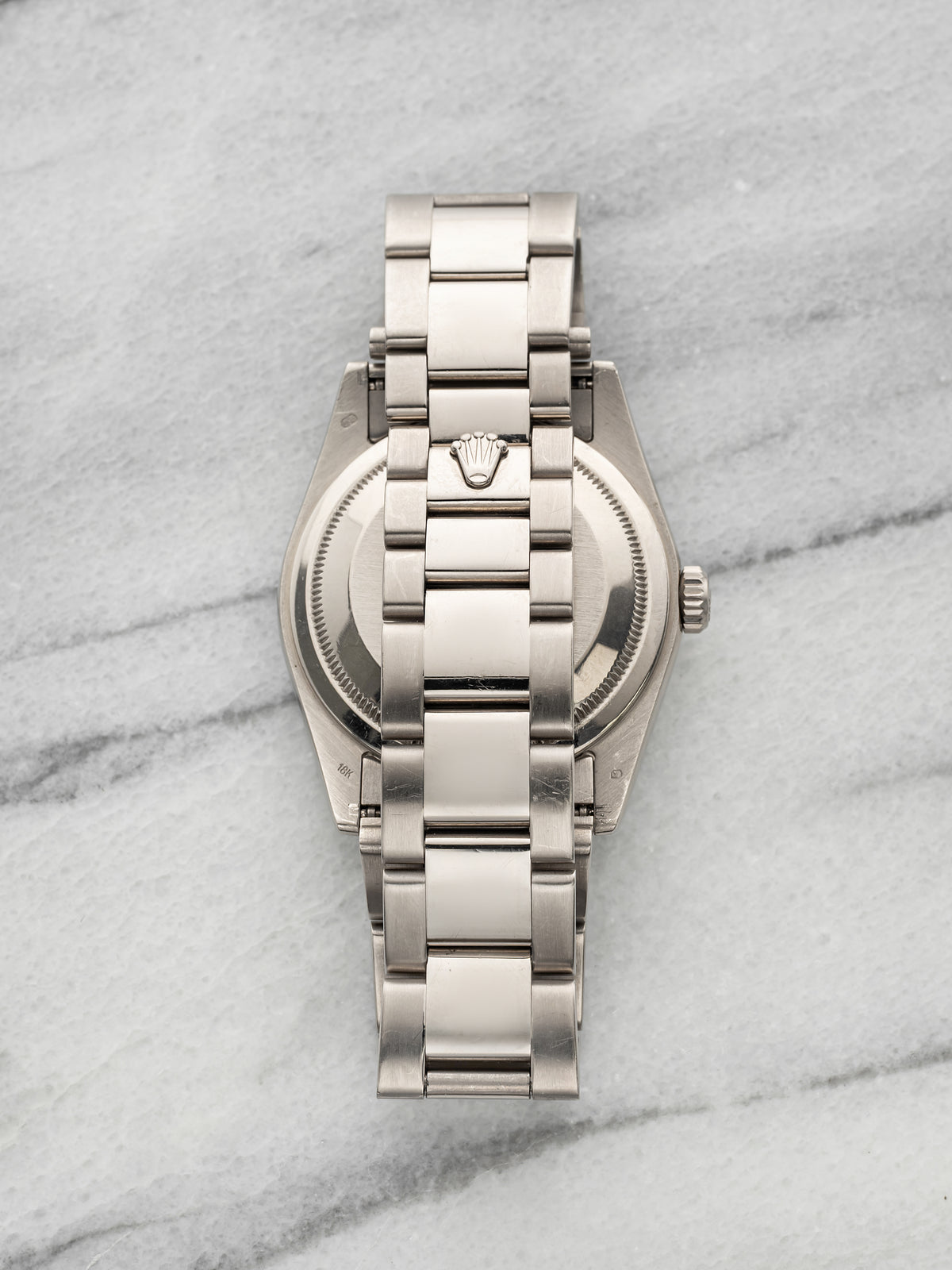 2000 Rolex Day-Date 118209 18K White Gold Cherry Red Dial Auto 36mm