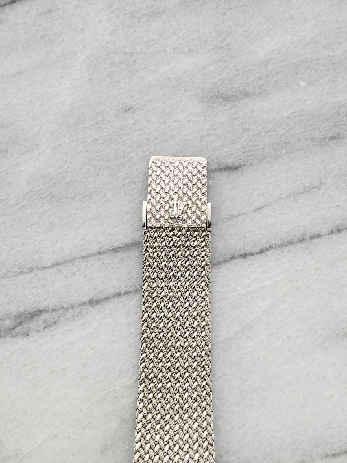 Vintage 1980s Audemars Piguet Cobra 18K WG Silver Glitter Diamond Manual 27mm