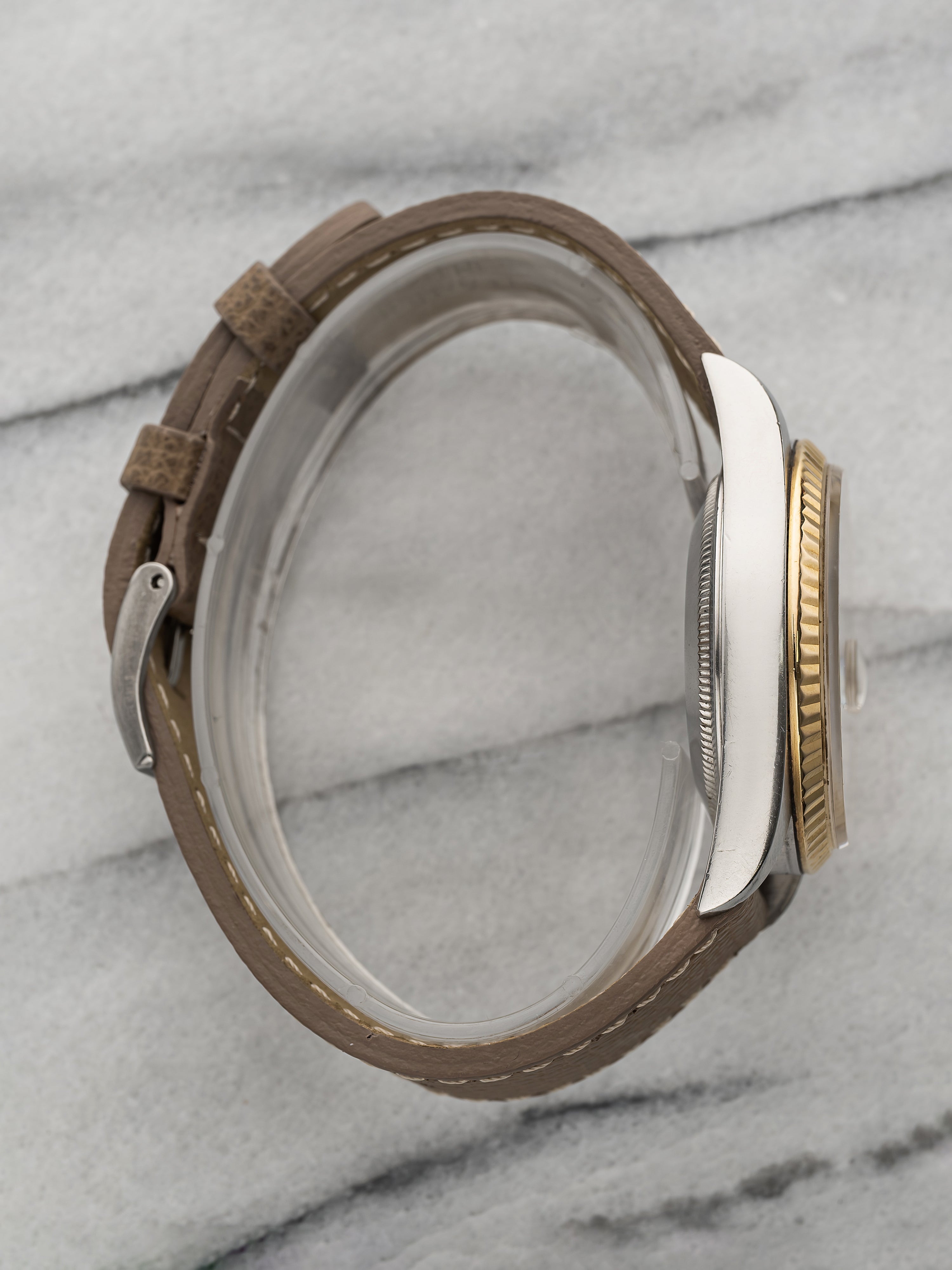 1995 Rolex Datejust Two-Tone 16233 - Patina Brown Dial