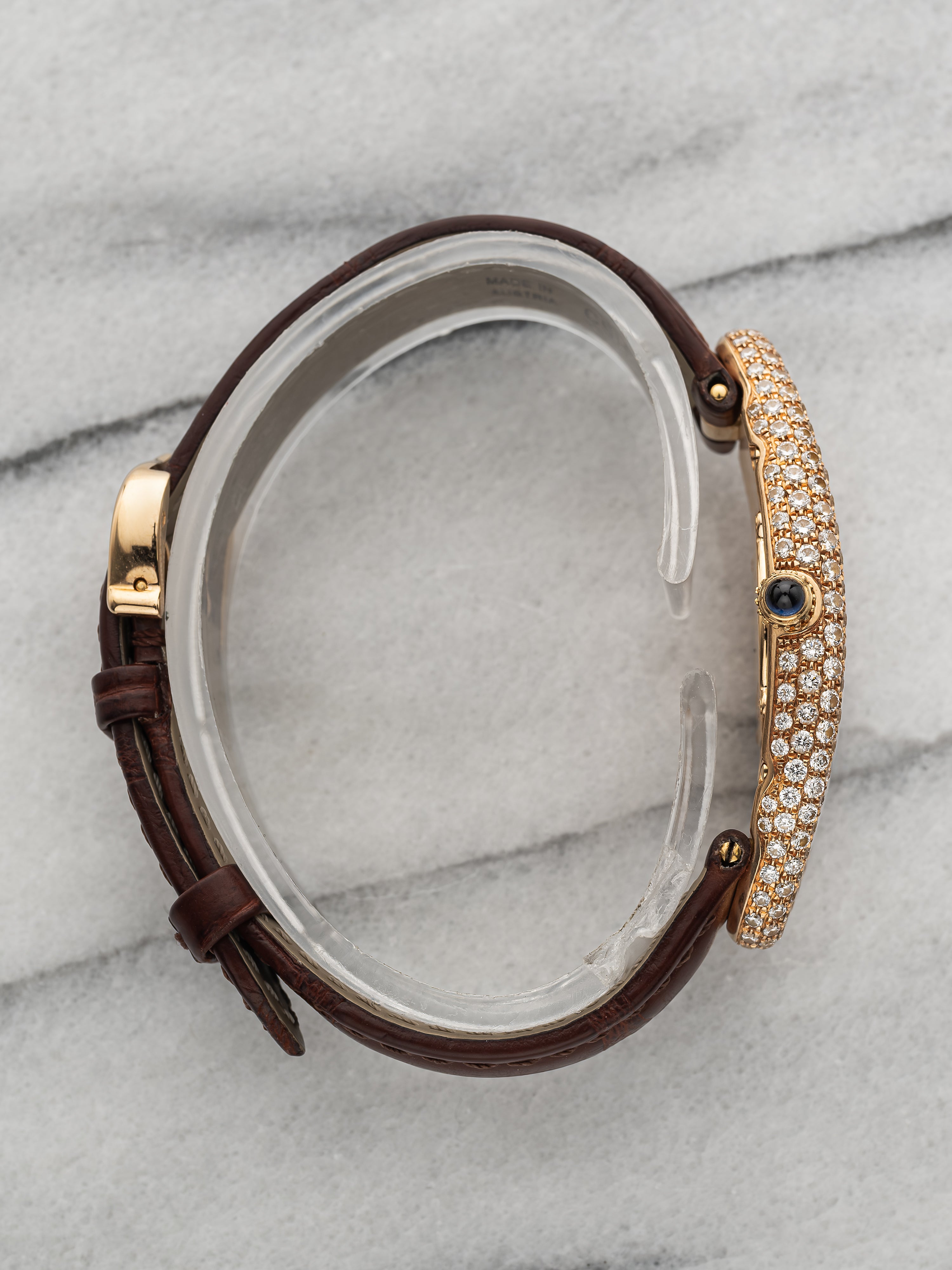 Cartier Baignoire Allongée - Diamond Bezel