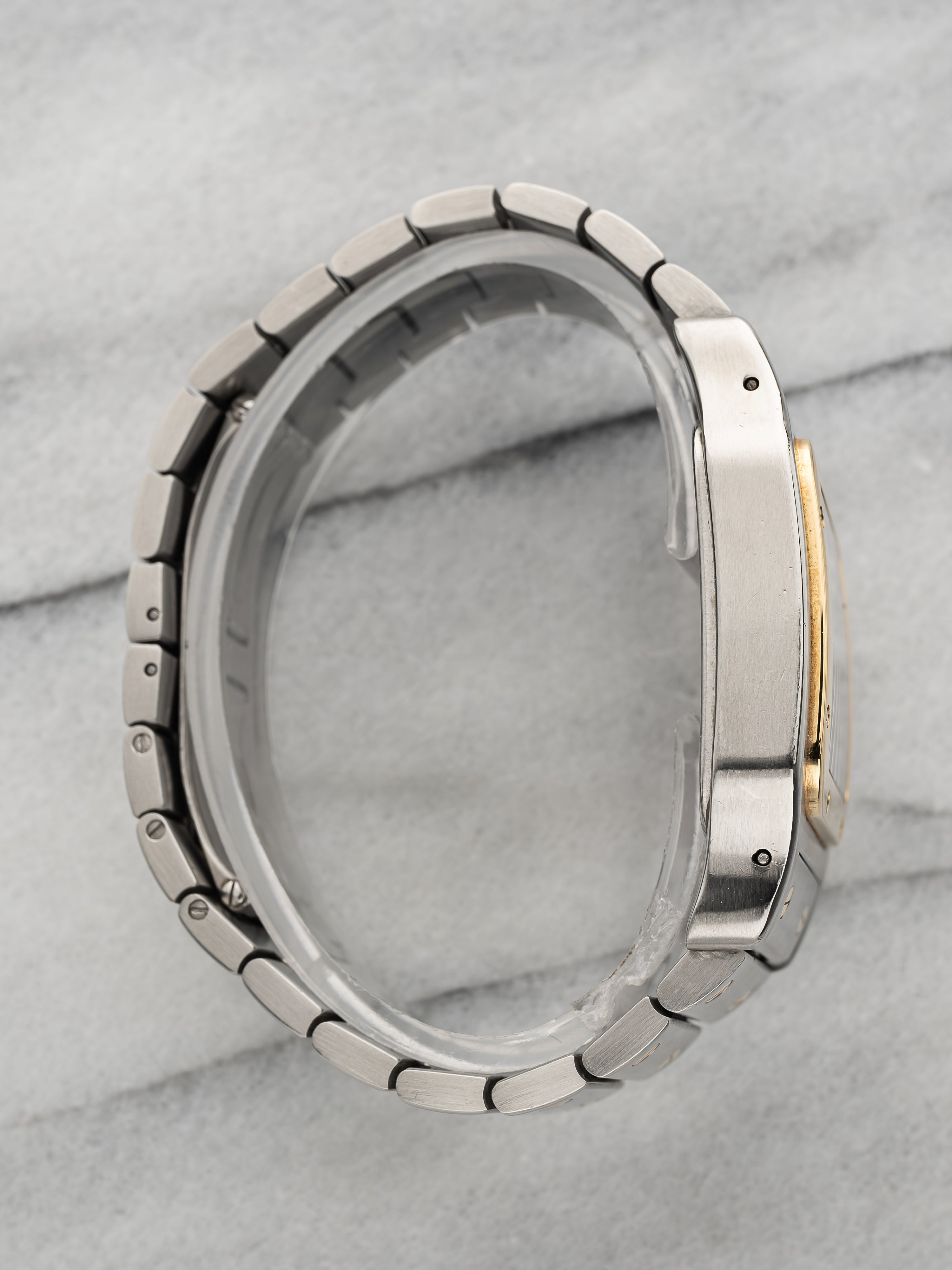 Cartier Santos 2823 - Two Tone White Roman Dial