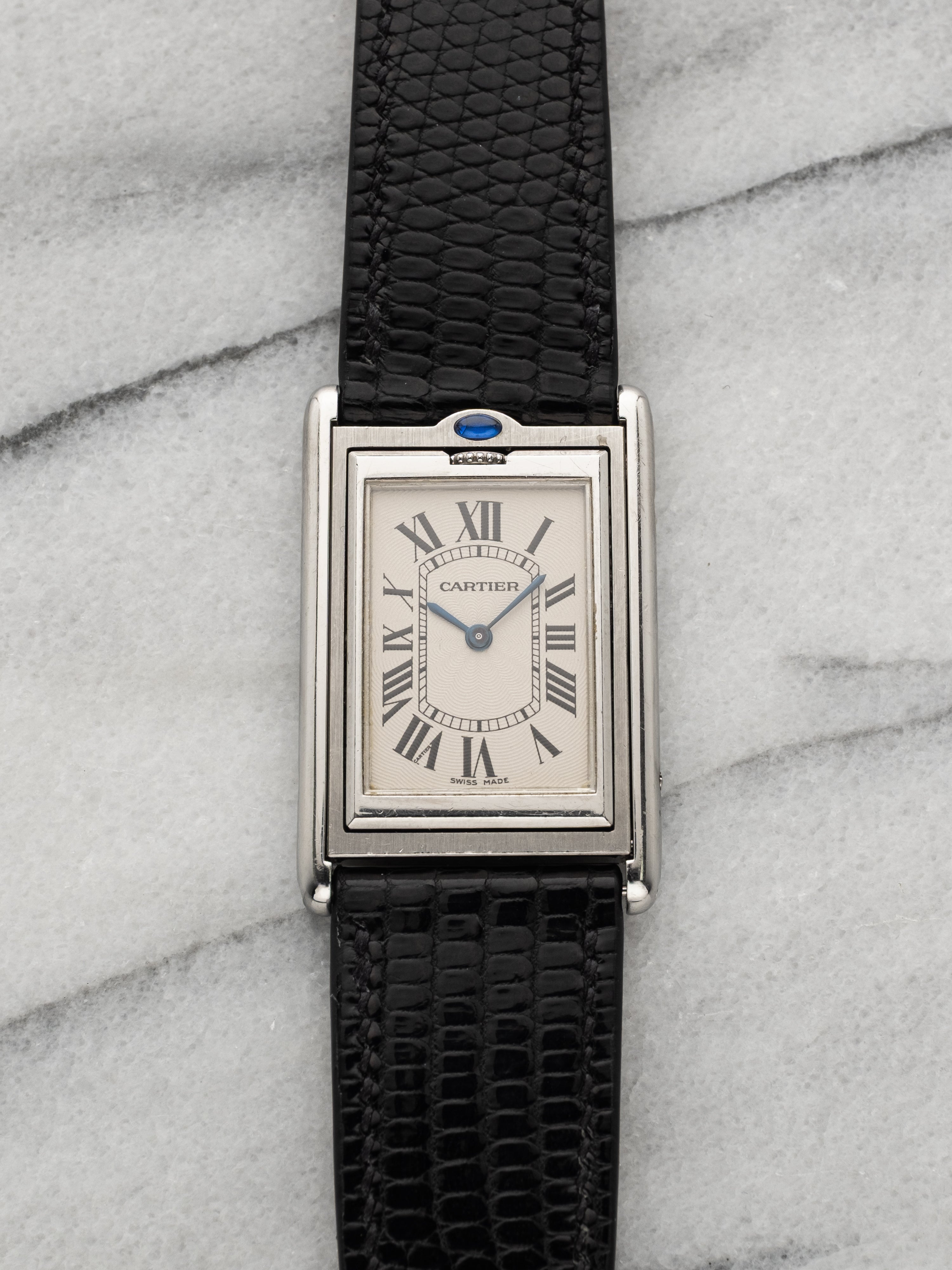 Cartier Tank Basculante 2390 - White Roman Dial