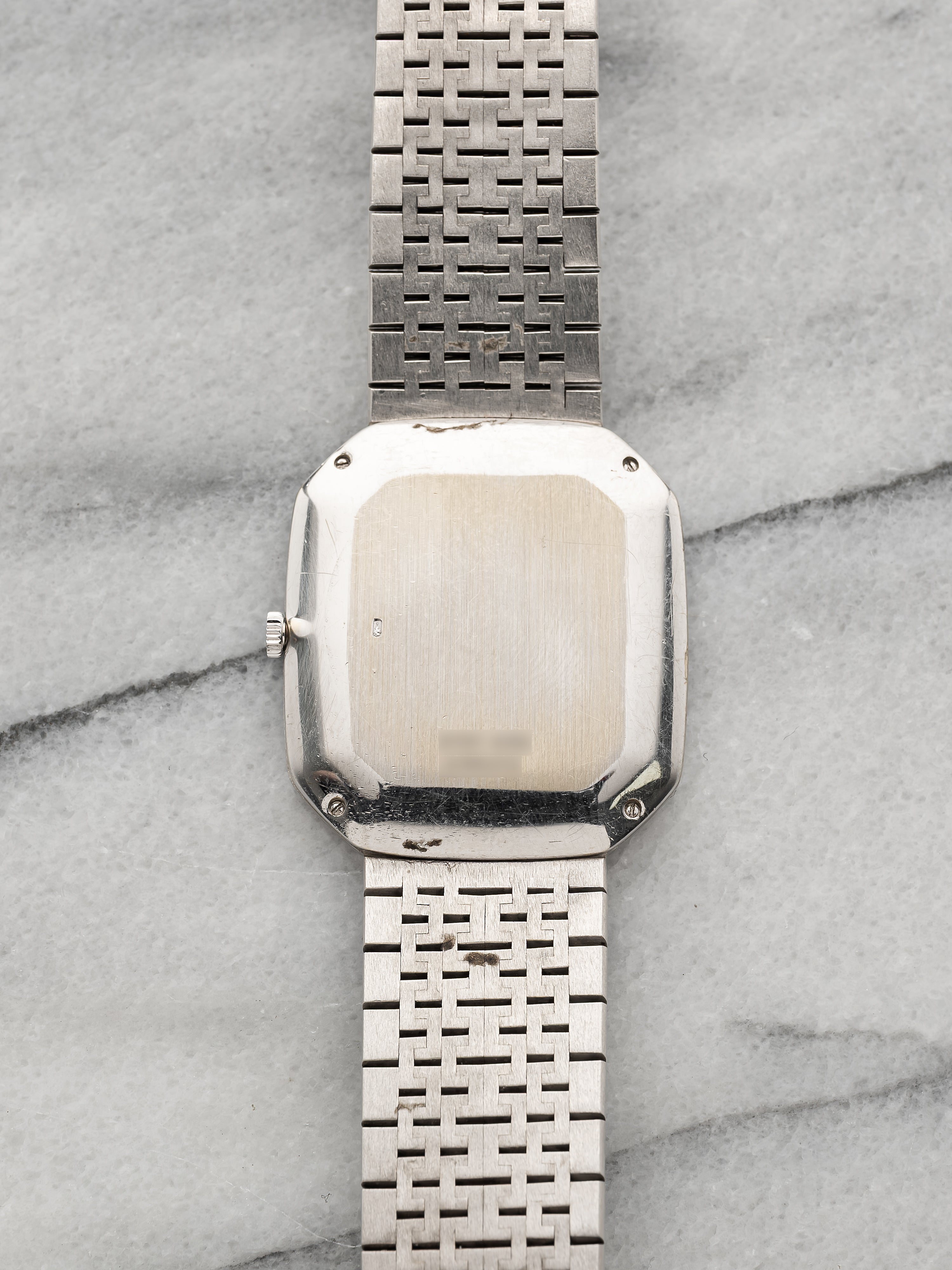 Piaget 9791 - Integrated Bracelet, Onyx Dial with Diamond Indicies