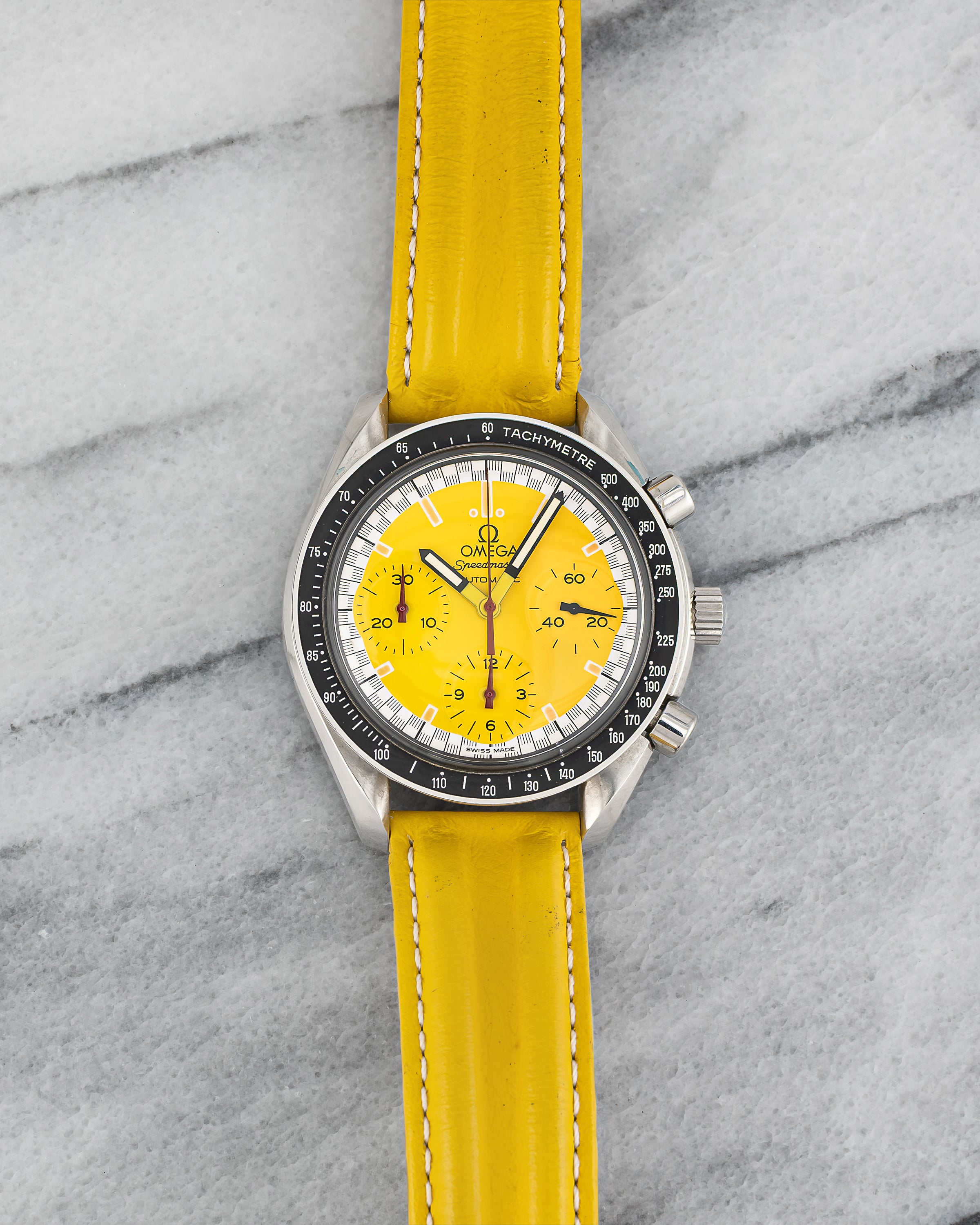 Omega Speedmaster Schumacher – Yellow Lacquer Dial