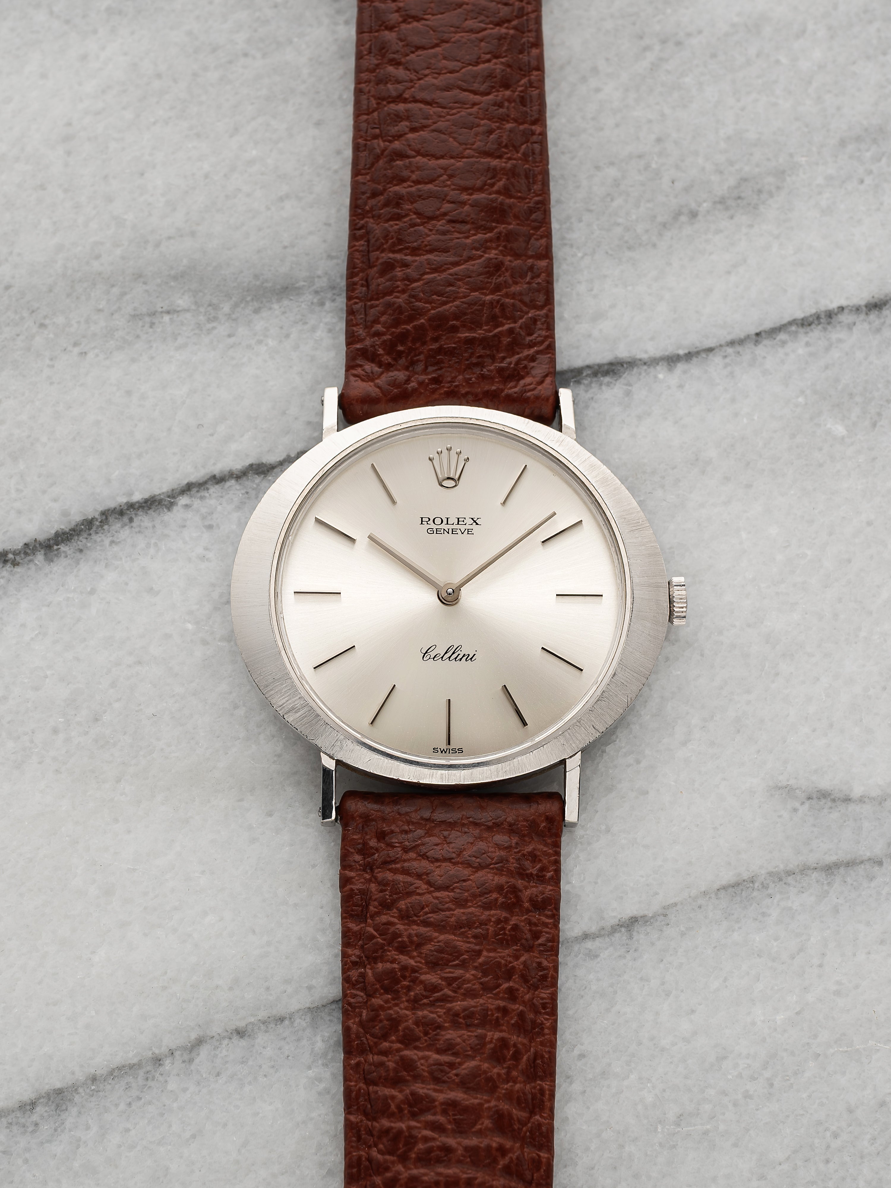 Rolex Cellini 3756 - Silver Sunburst Dial