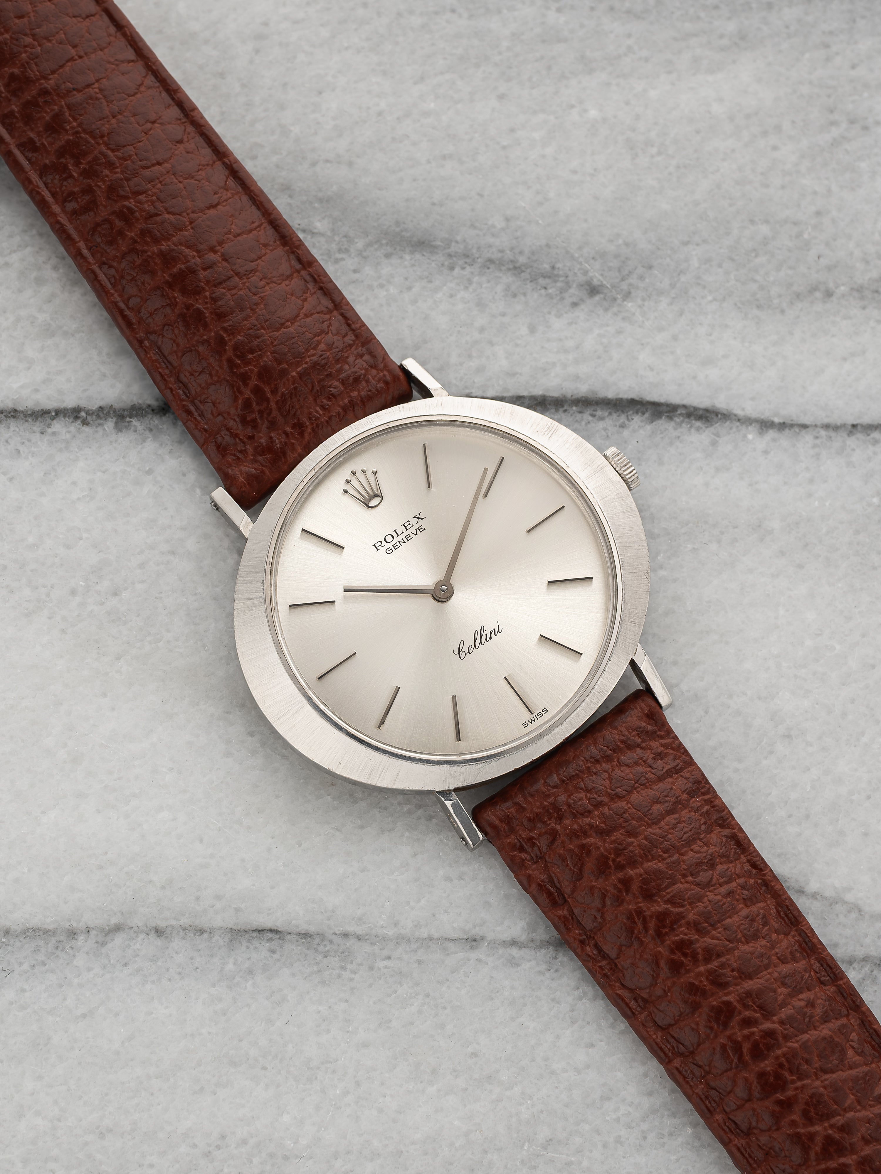 Rolex Cellini 3756 - Silver Sunburst Dial