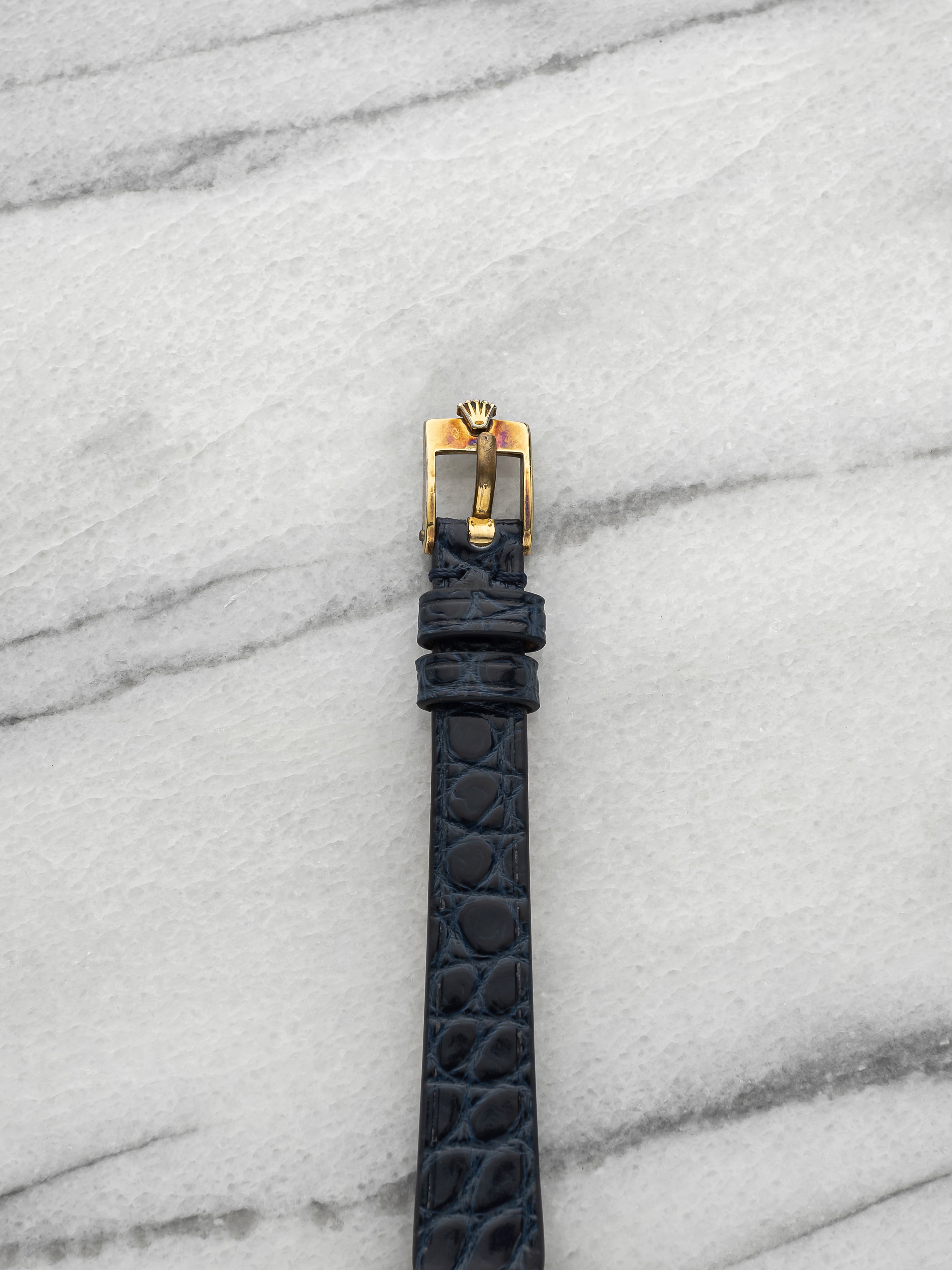 Vintage 1976 Rolex Lady Orchid 2683 18K YG Champagne Dial Manual 21mm