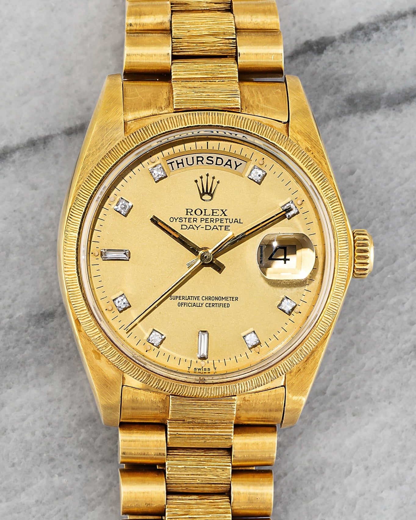 Rolex Day Date 18078 – Lemon Diamond Dial