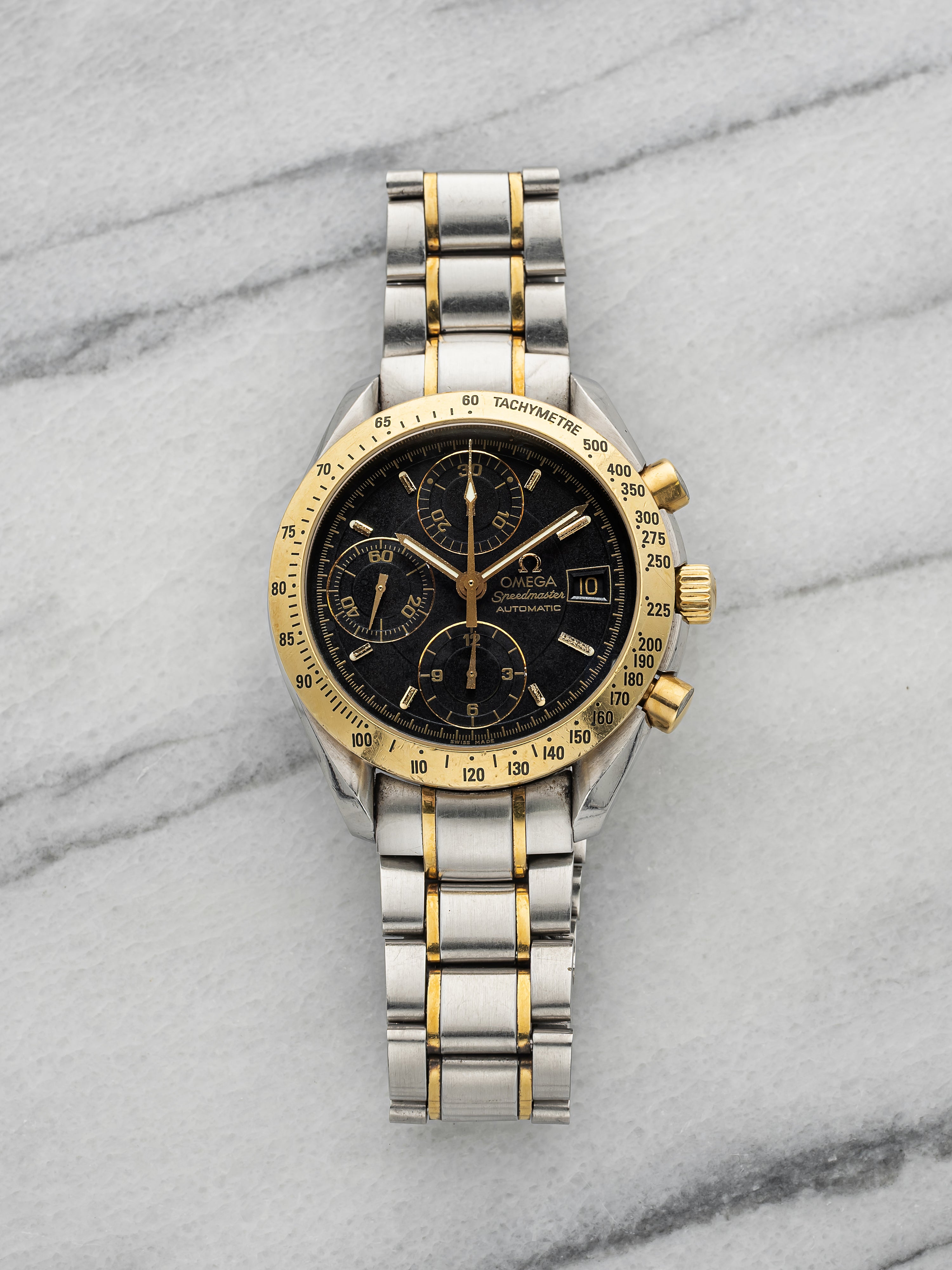 2000s Omega Speedmaster Reduced 3313.5000 Two-Tone Black Dial Auto 40mm