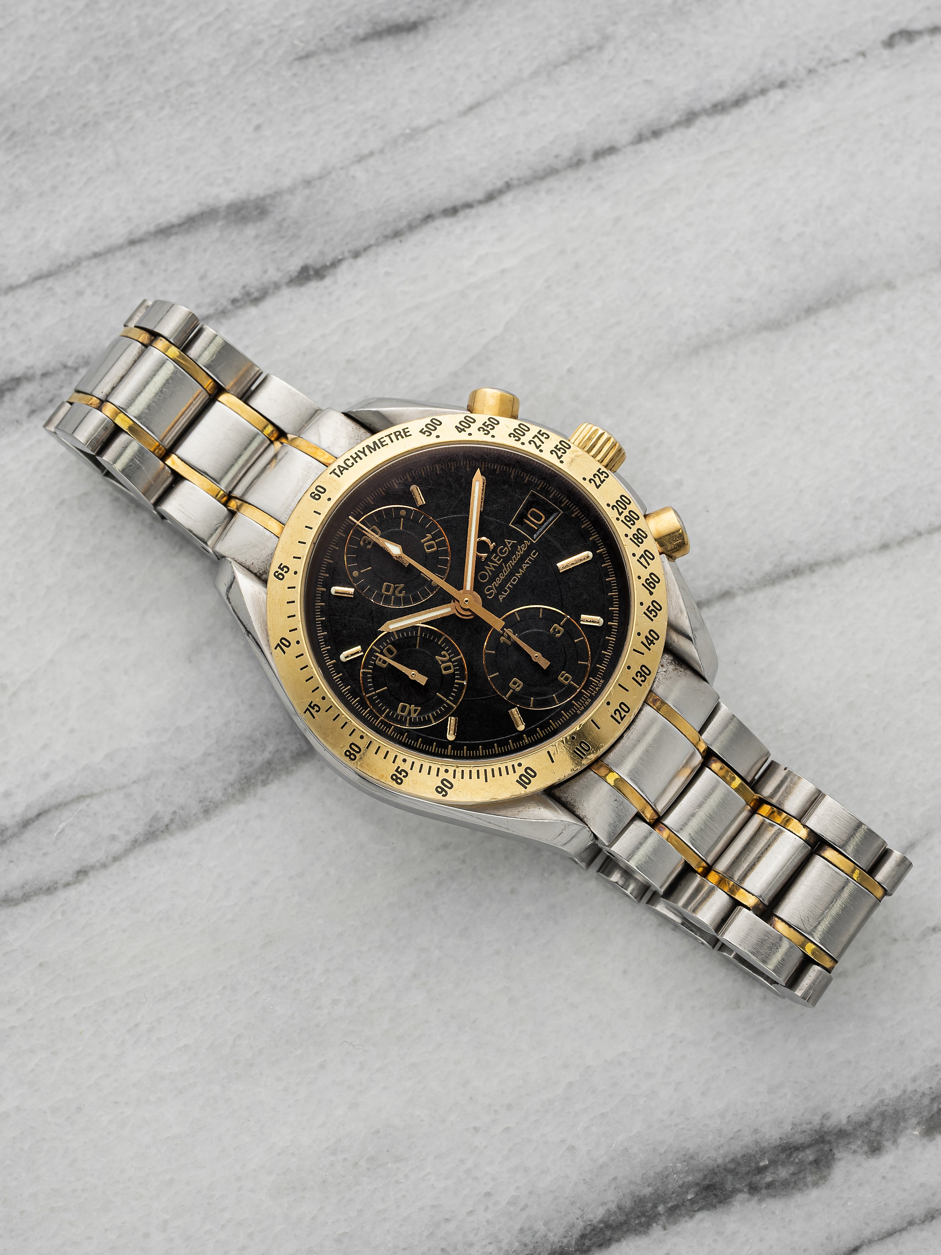 2000s Omega Speedmaster Reduced 3313.5000 Two-Tone Black Dial Auto 40mm