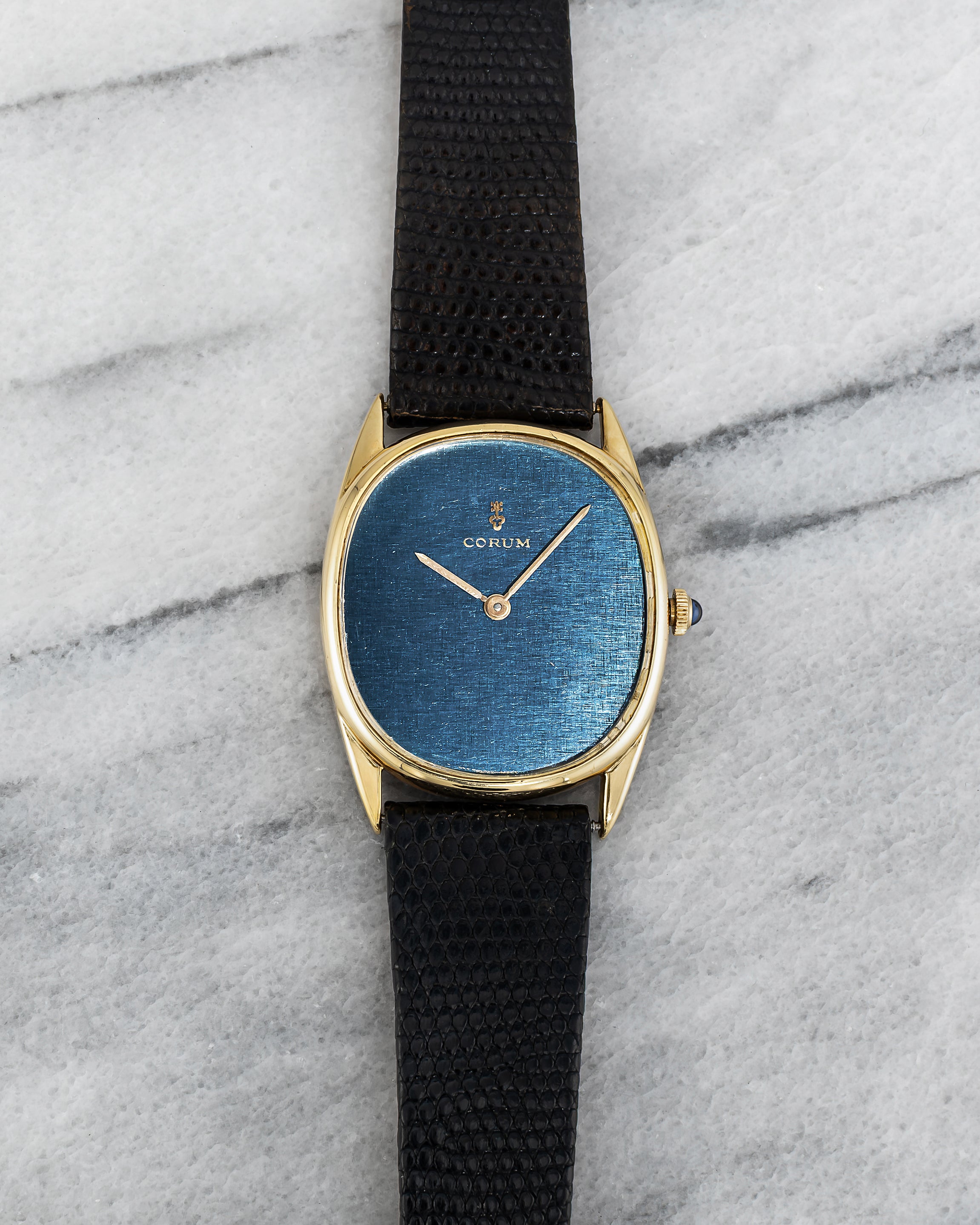 Corum Ellipse - Blue Linen Dial