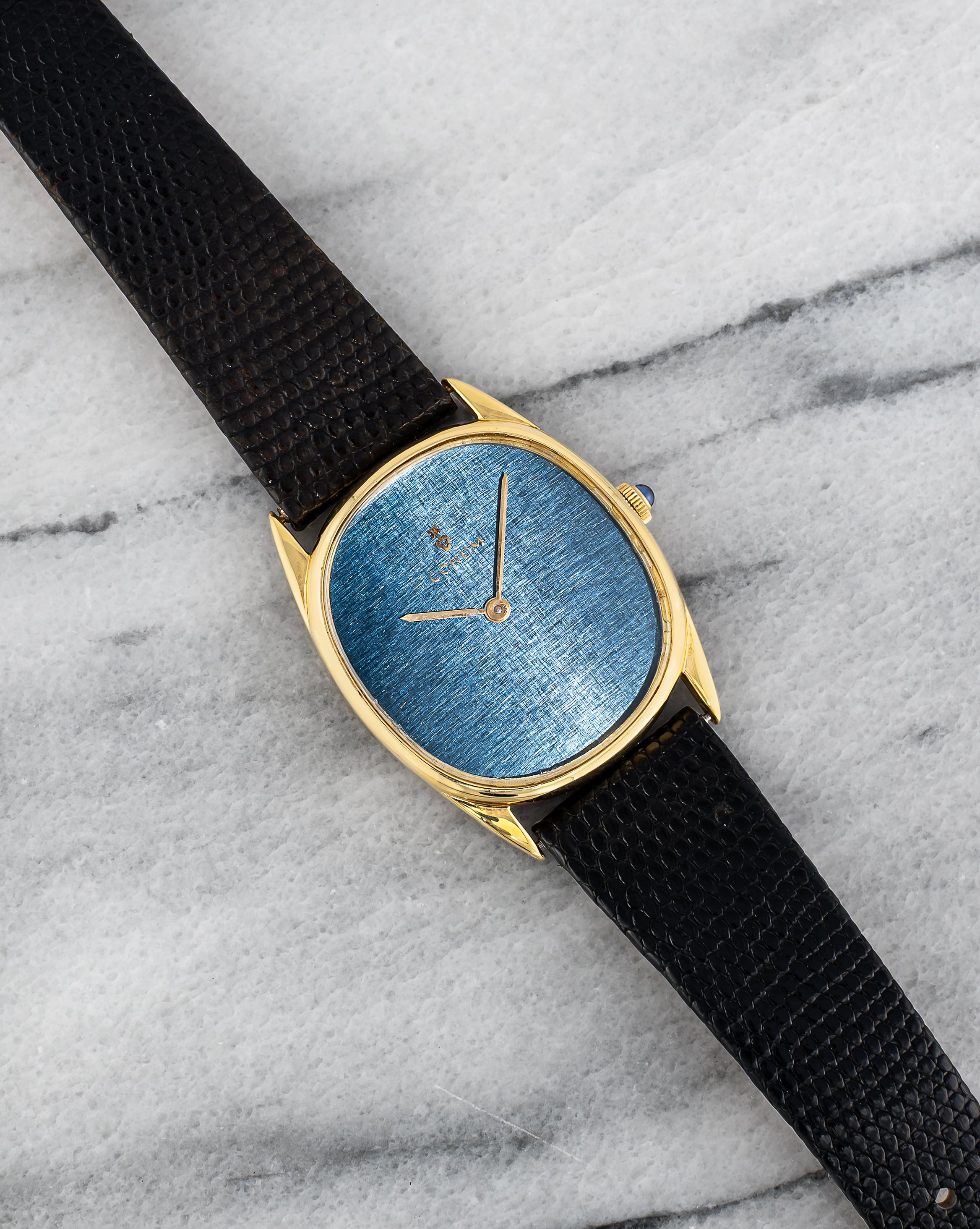 Corum Ellipse - Blue Linen Dial