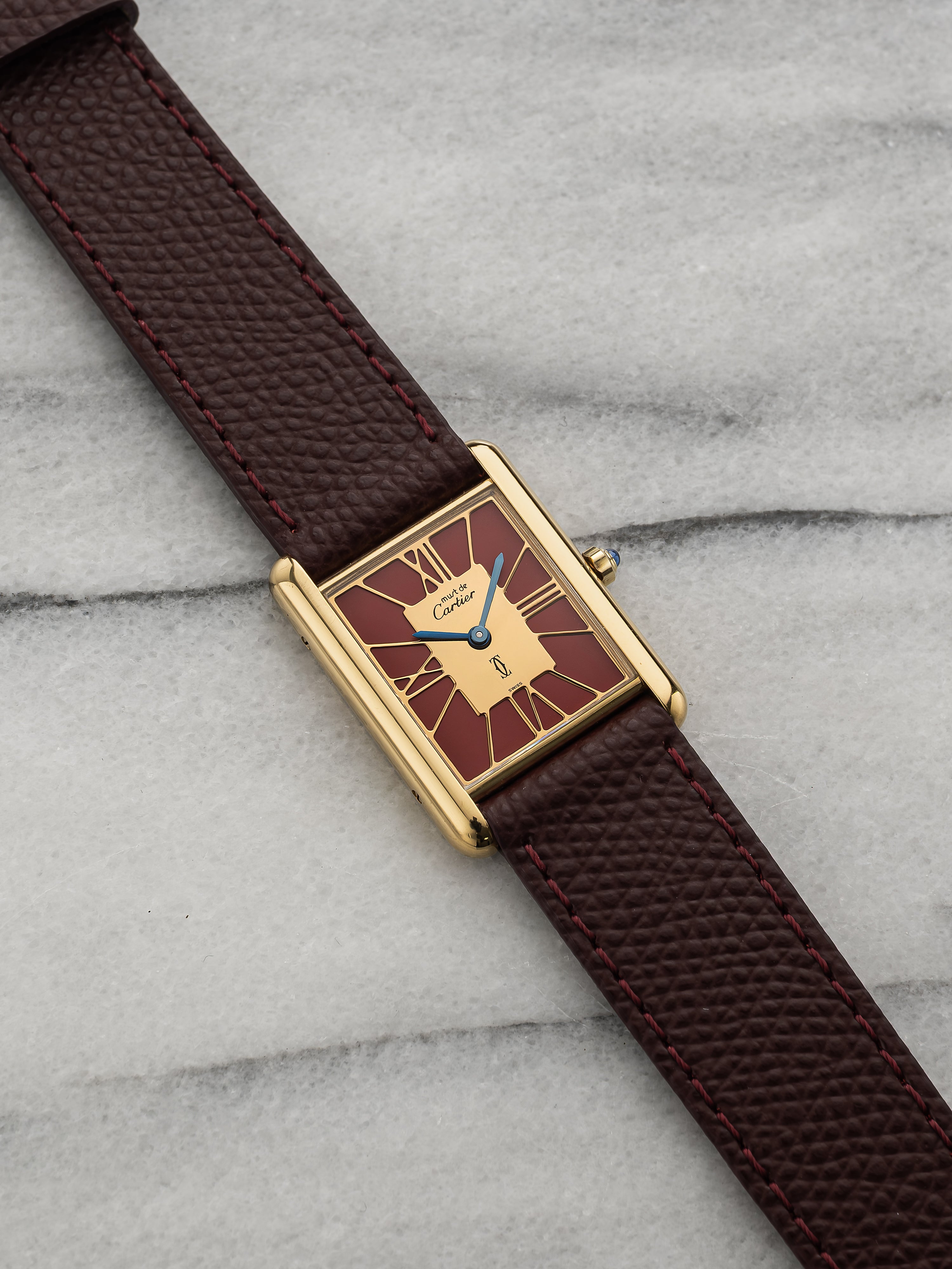 Cartier Must de Tank - Red Dial