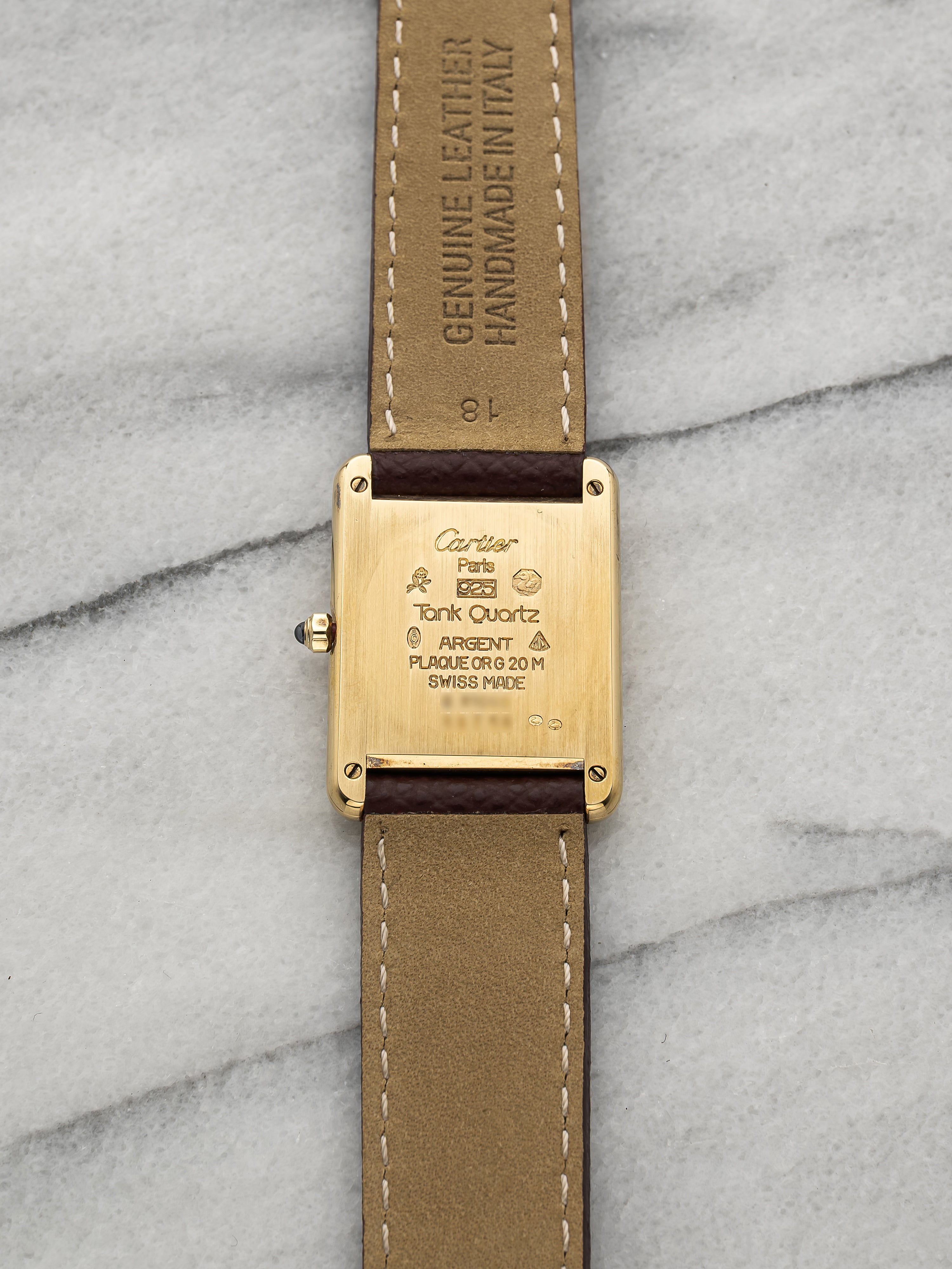 Cartier Must de Tank - Red Dial