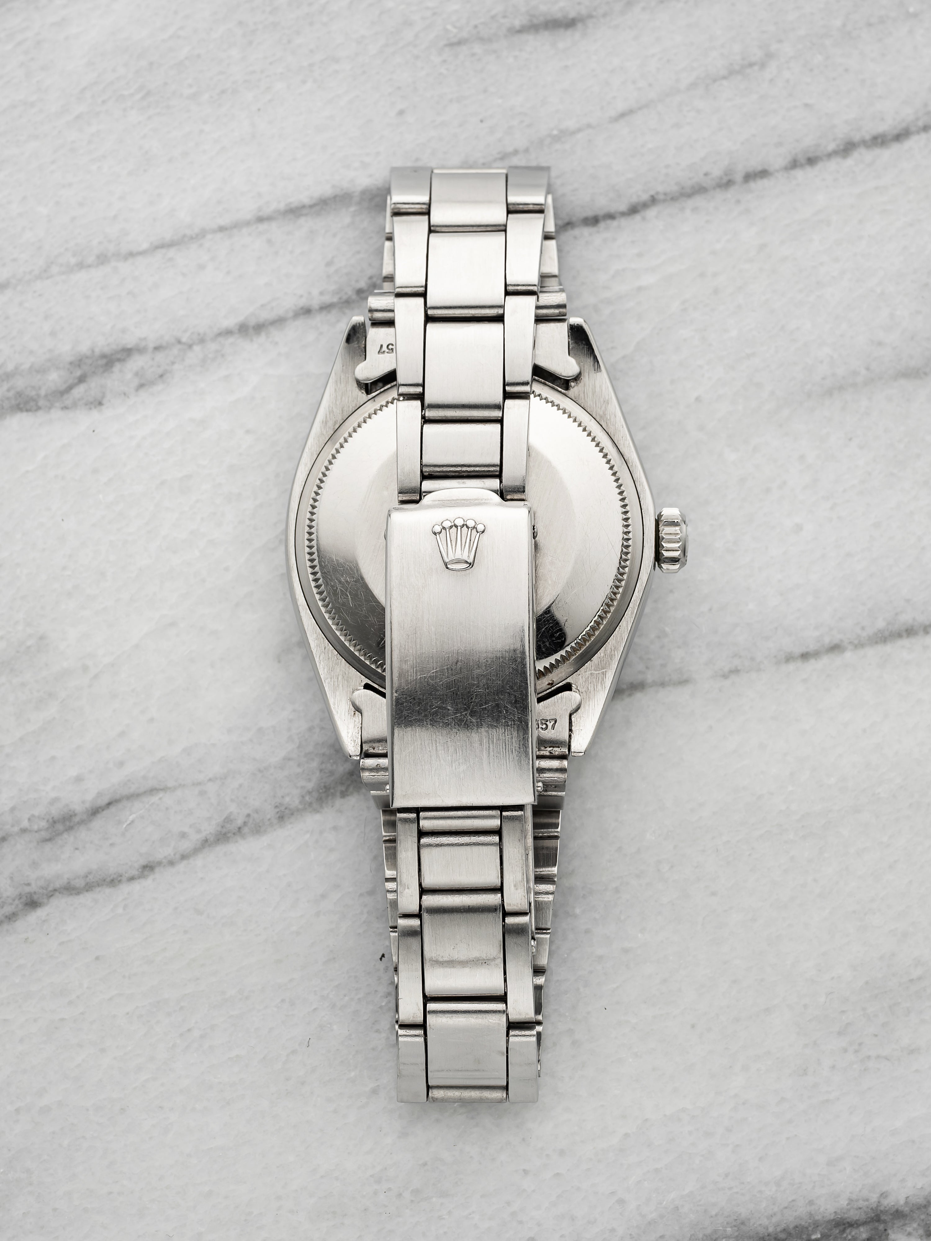 Vintage 1969 Rolex Oyster Perpetual Date 1500 Steel Blue Dial Auto 34mm