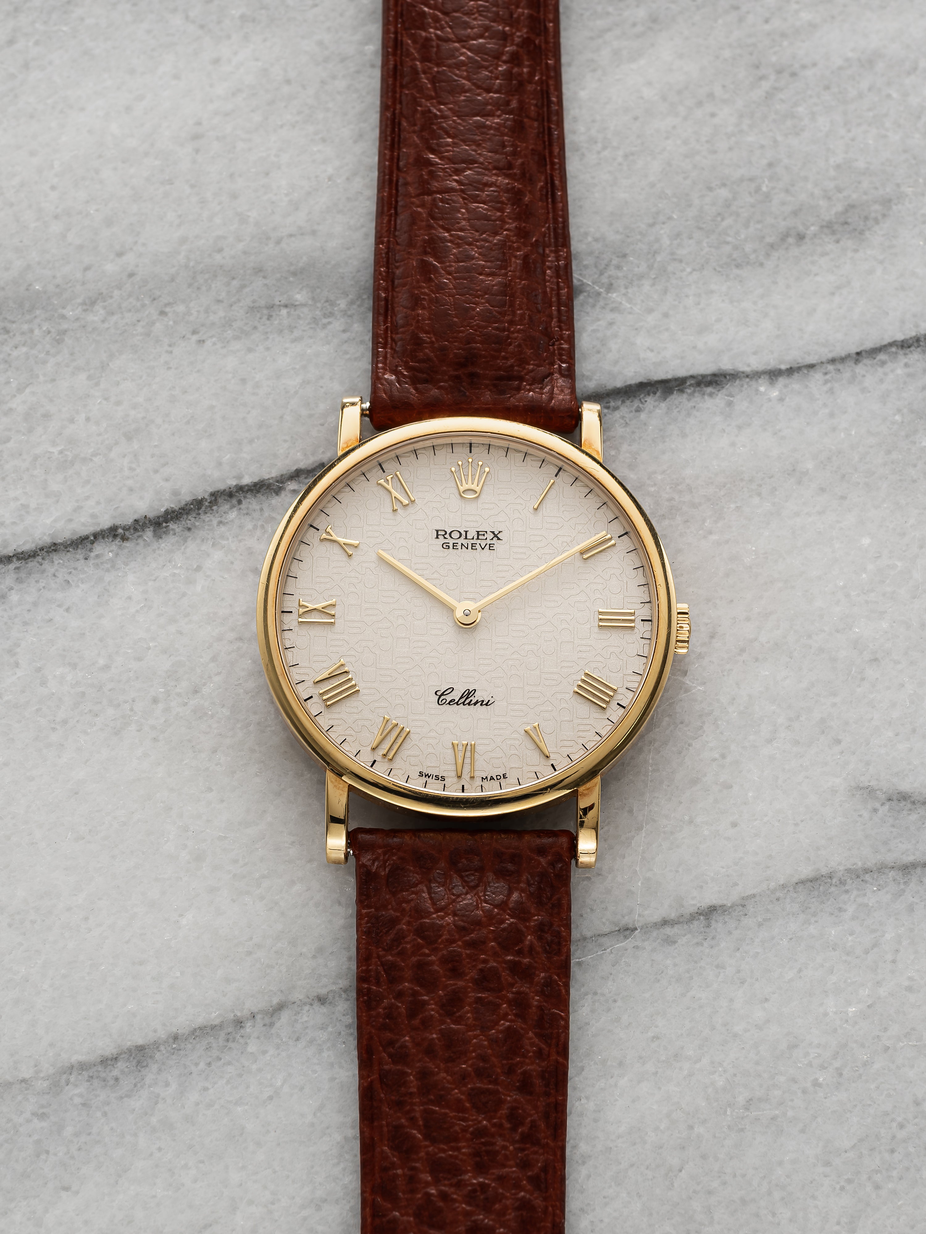 Rolex Cellini 5112 – White Anniversary Roman Dial