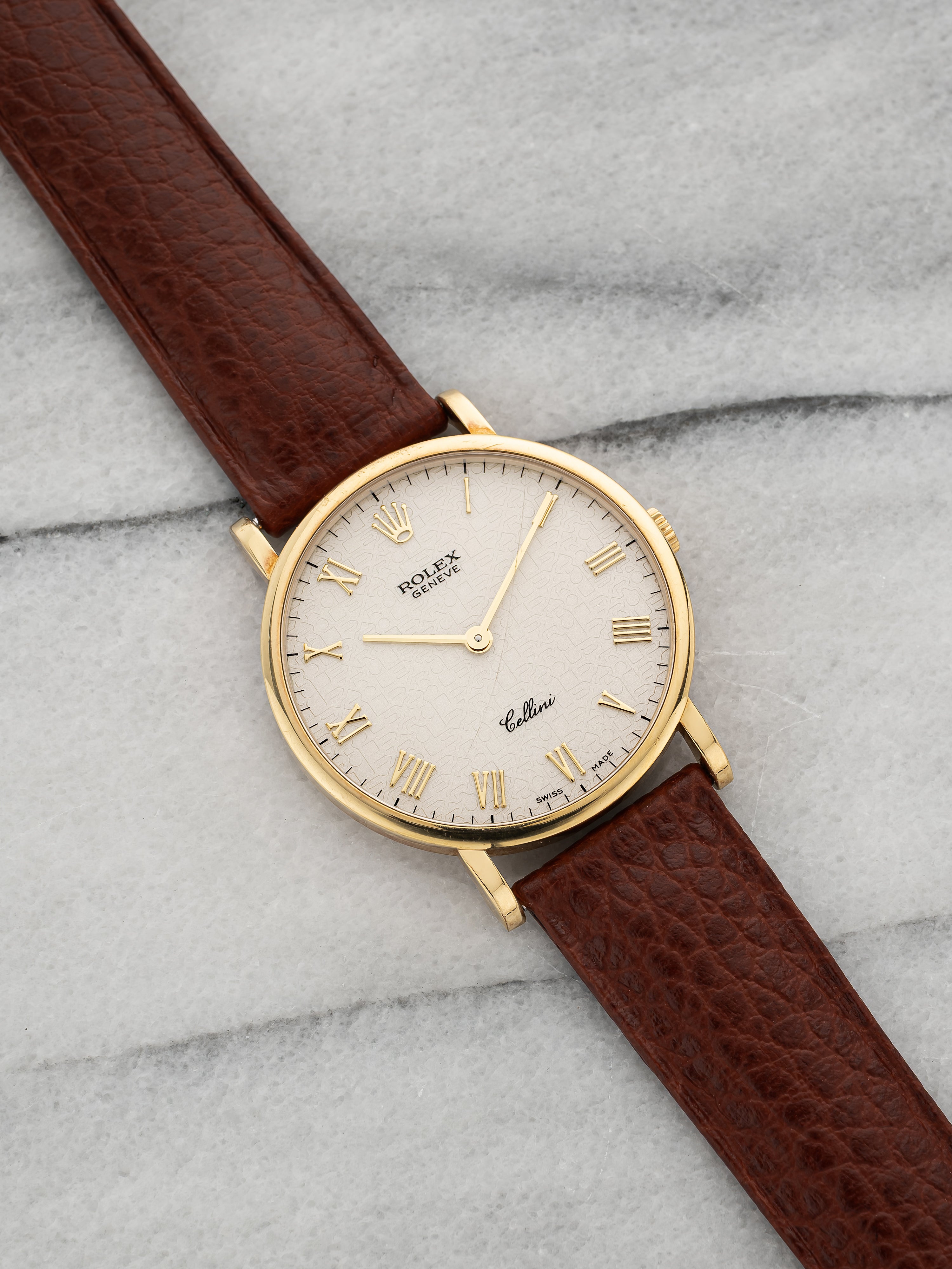 Rolex Cellini 5112 – White Anniversary Roman Dial