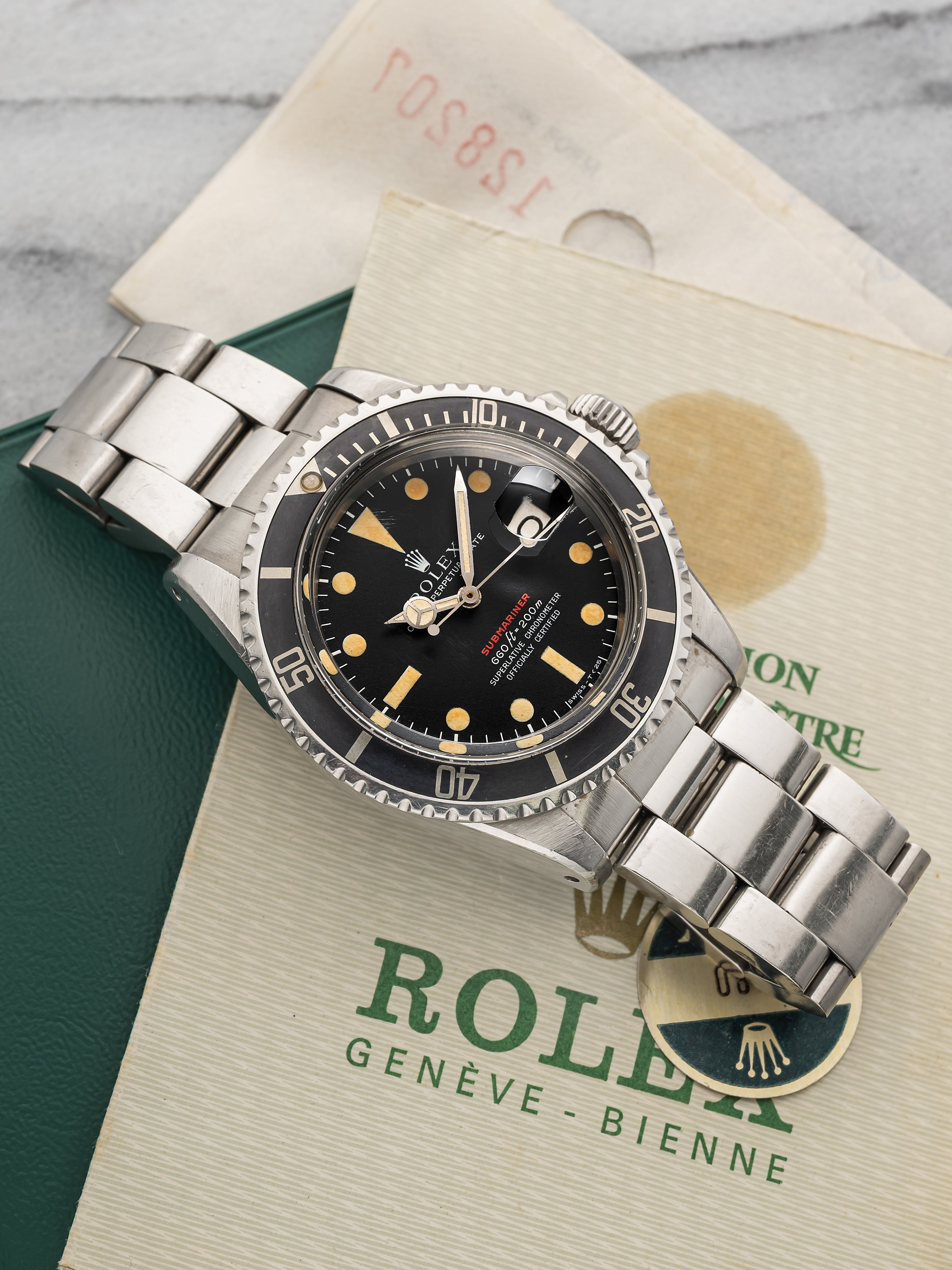 1970s Rolex Submariner Date 1680 - Red Submariner