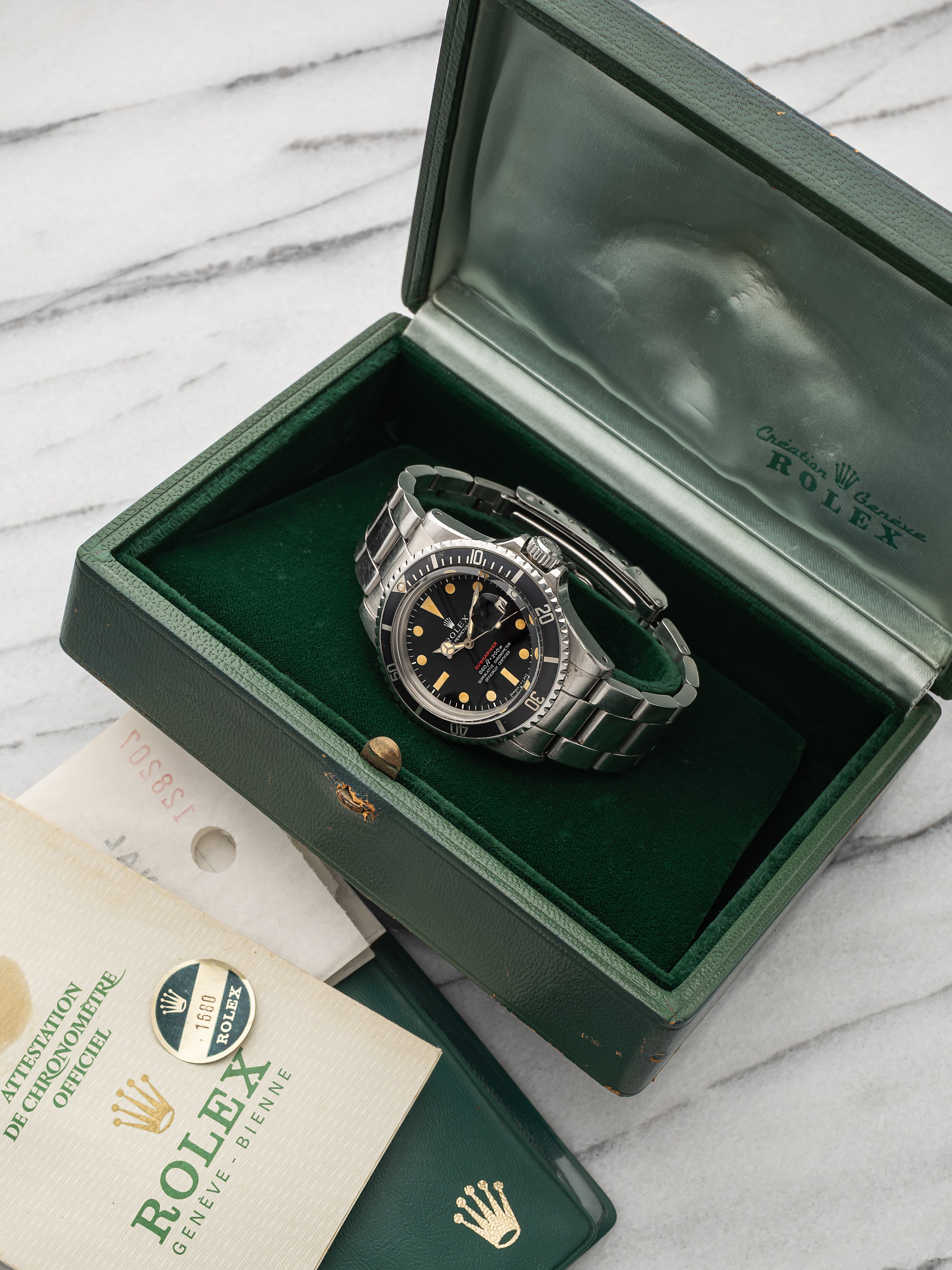 1970s Rolex Submariner Date 1680 - Red Submariner