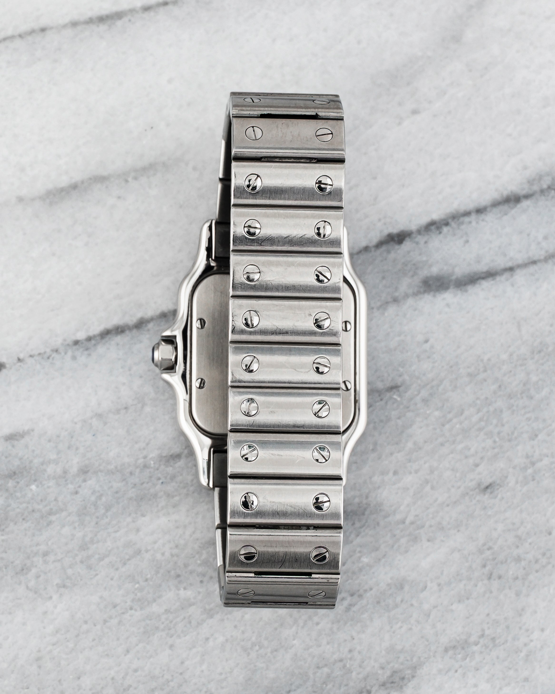Cartier Santos 1564 – White Roman Dial