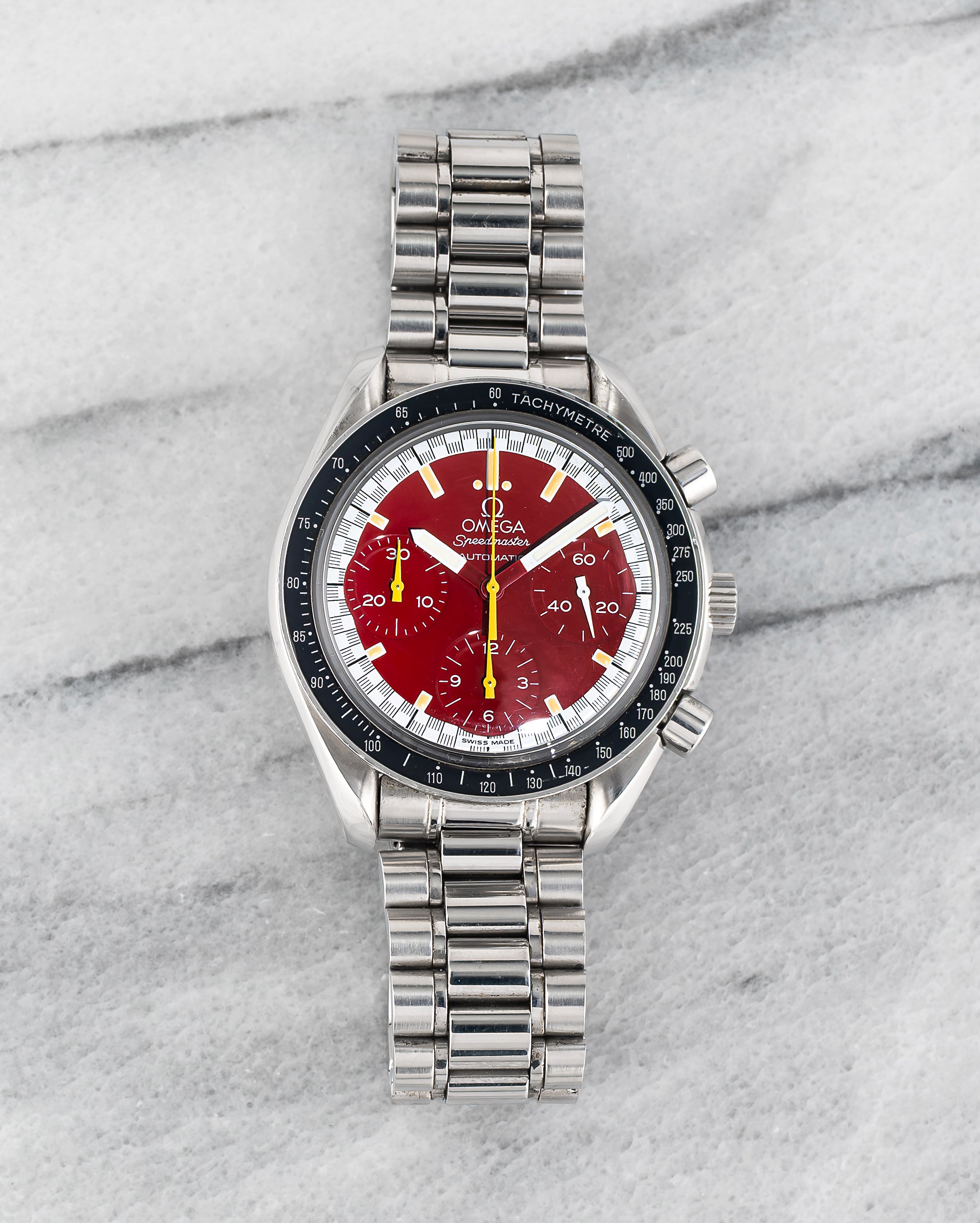 Omega Speedmaster Schumacher – Red Lacquer Dial