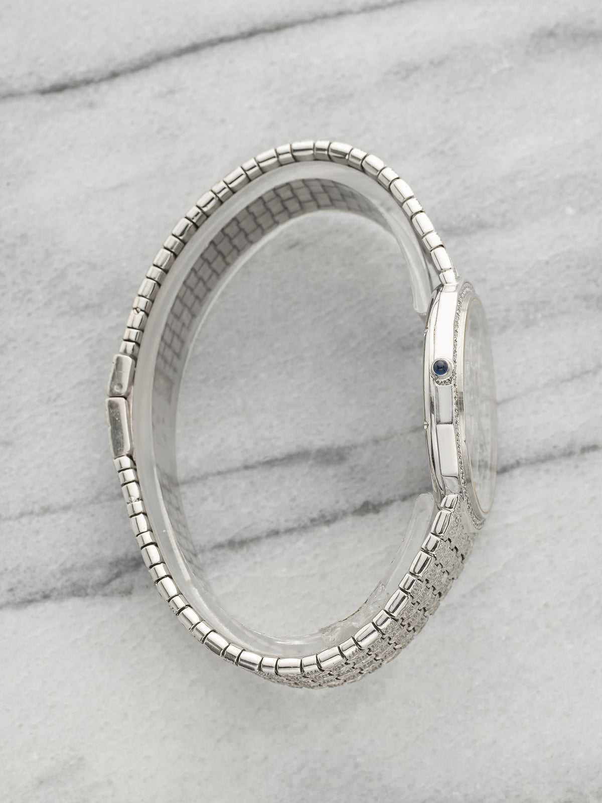 Patrimony Squelette Automatic - 18K WG Skeleton Dial Diamond Bezel