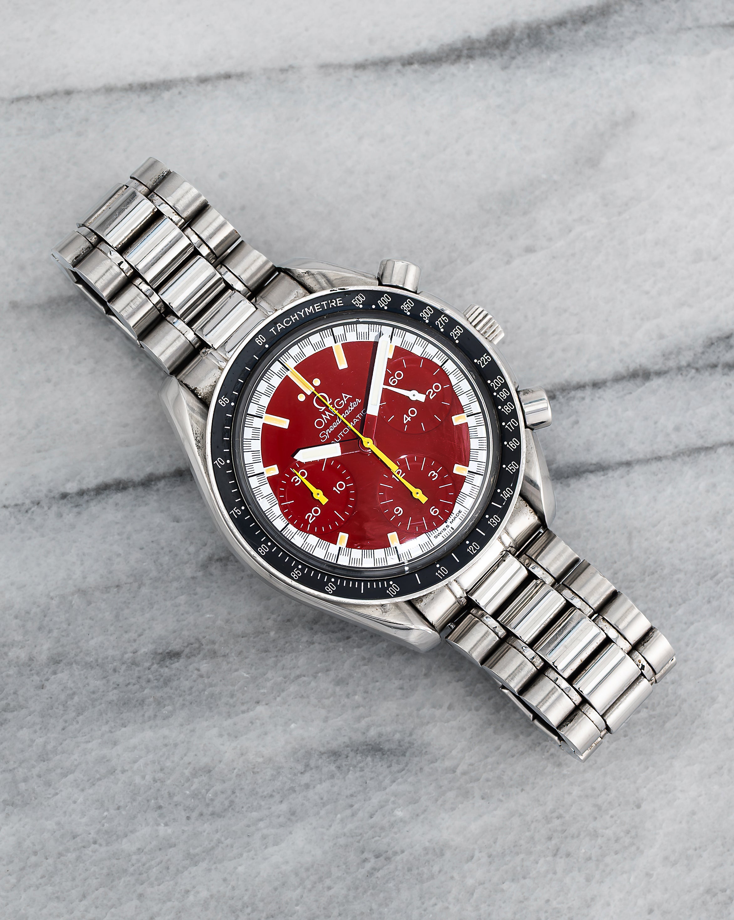 Omega Speedmaster Schumacher – Red Lacquer Dial