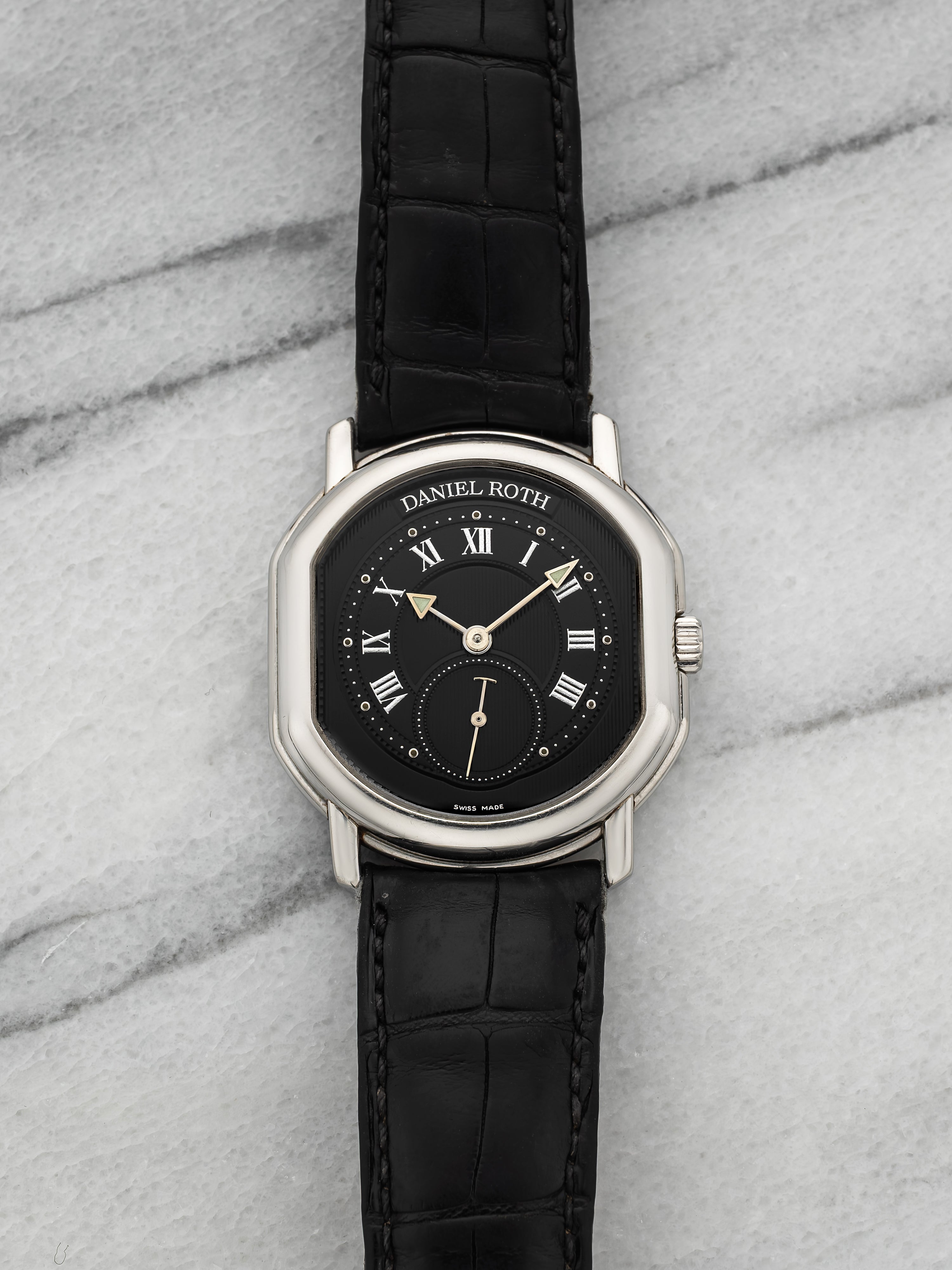 Daniel Roth Small Seconds 207.L.10.132.CN.BA – Steel Black Roman Tapestry Dial