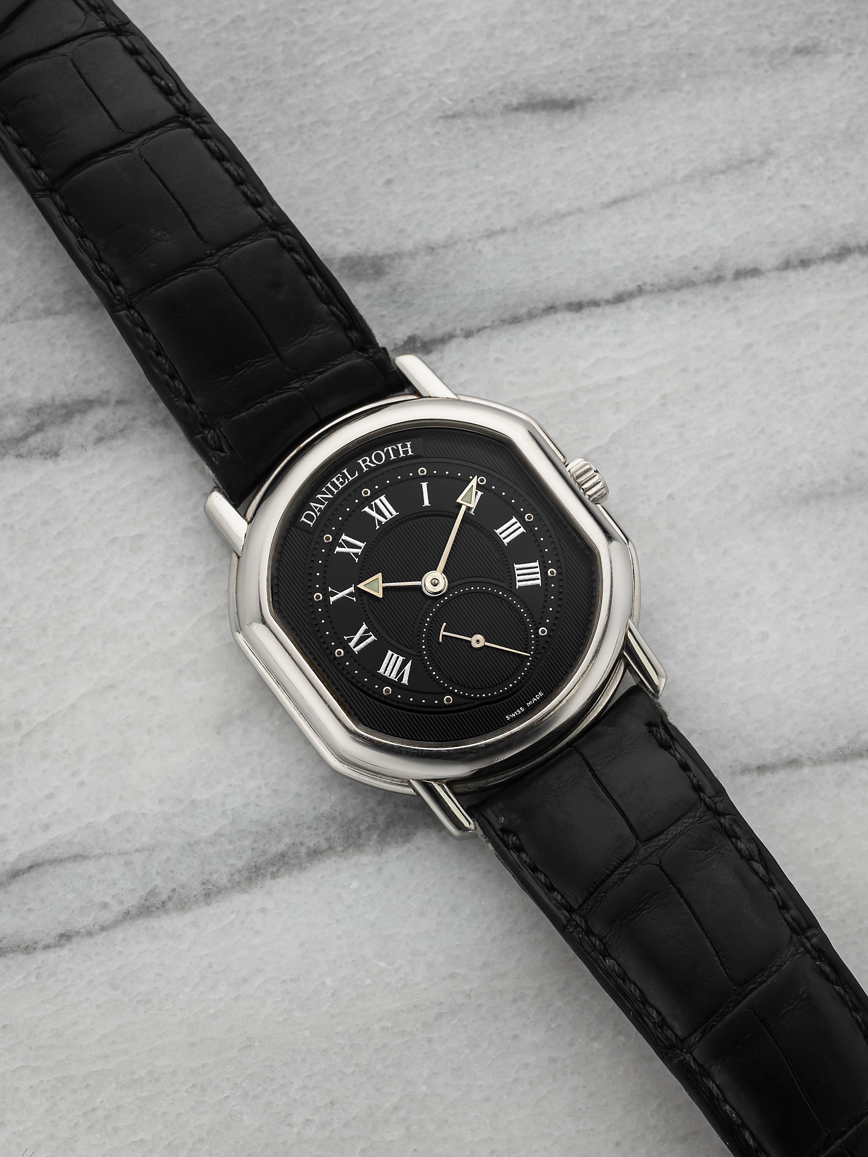 Daniel Roth Small Seconds 207.L.10.132.CN.BA – Steel Black Roman Tapestry Dial