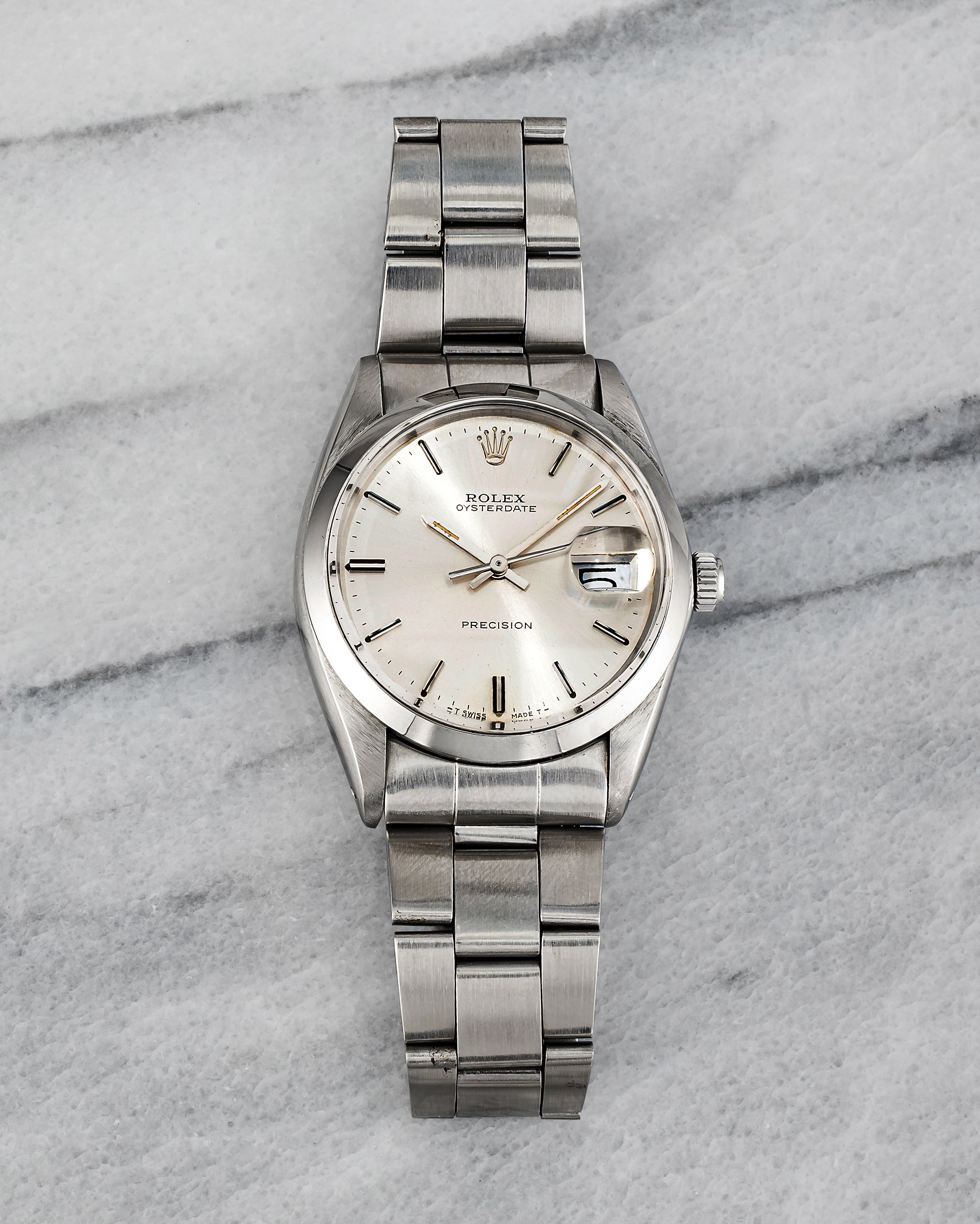 Rolex Oysterdate Precision 6694 – Silver Dial