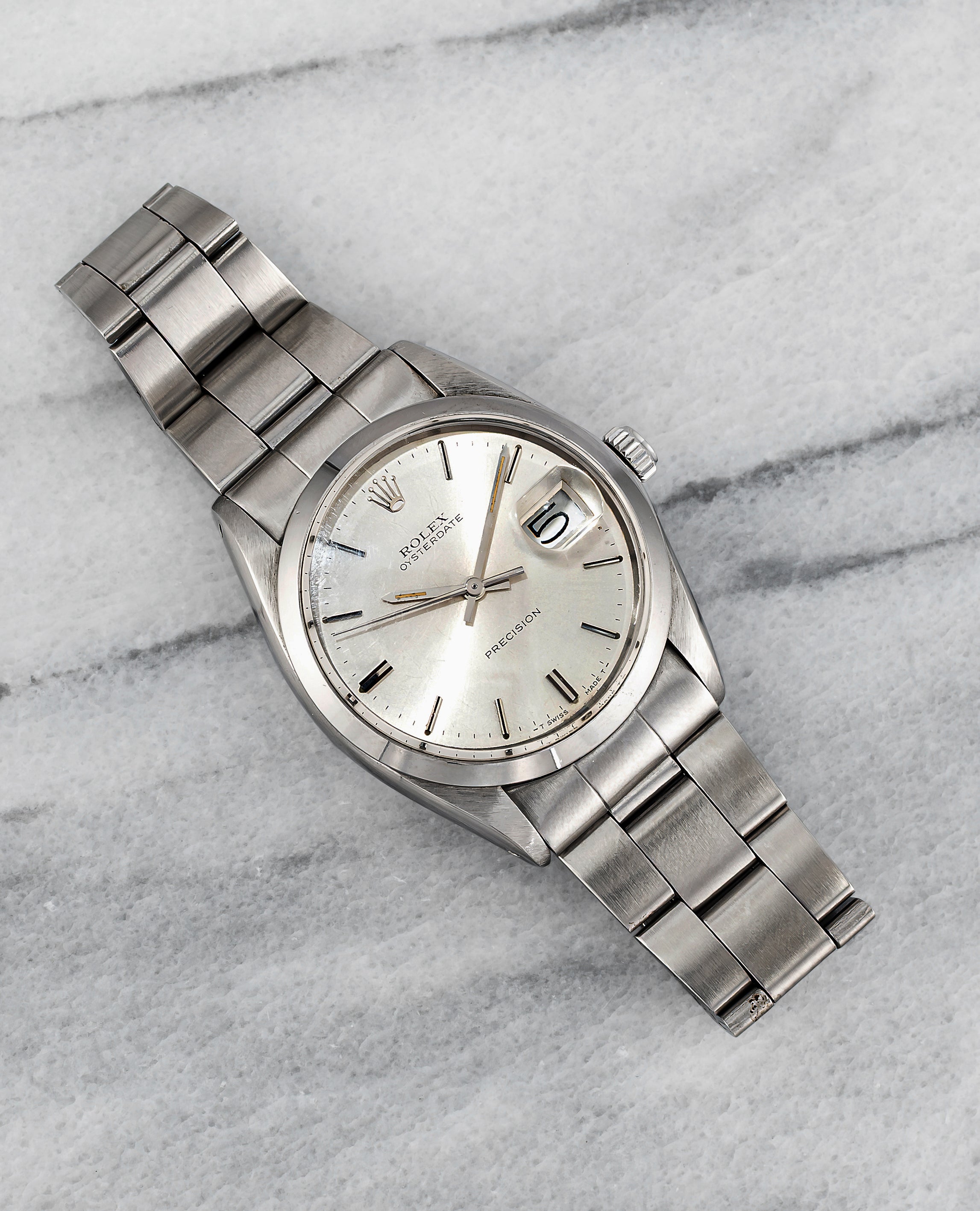 Rolex Oysterdate Precision 6694 – Silver Dial