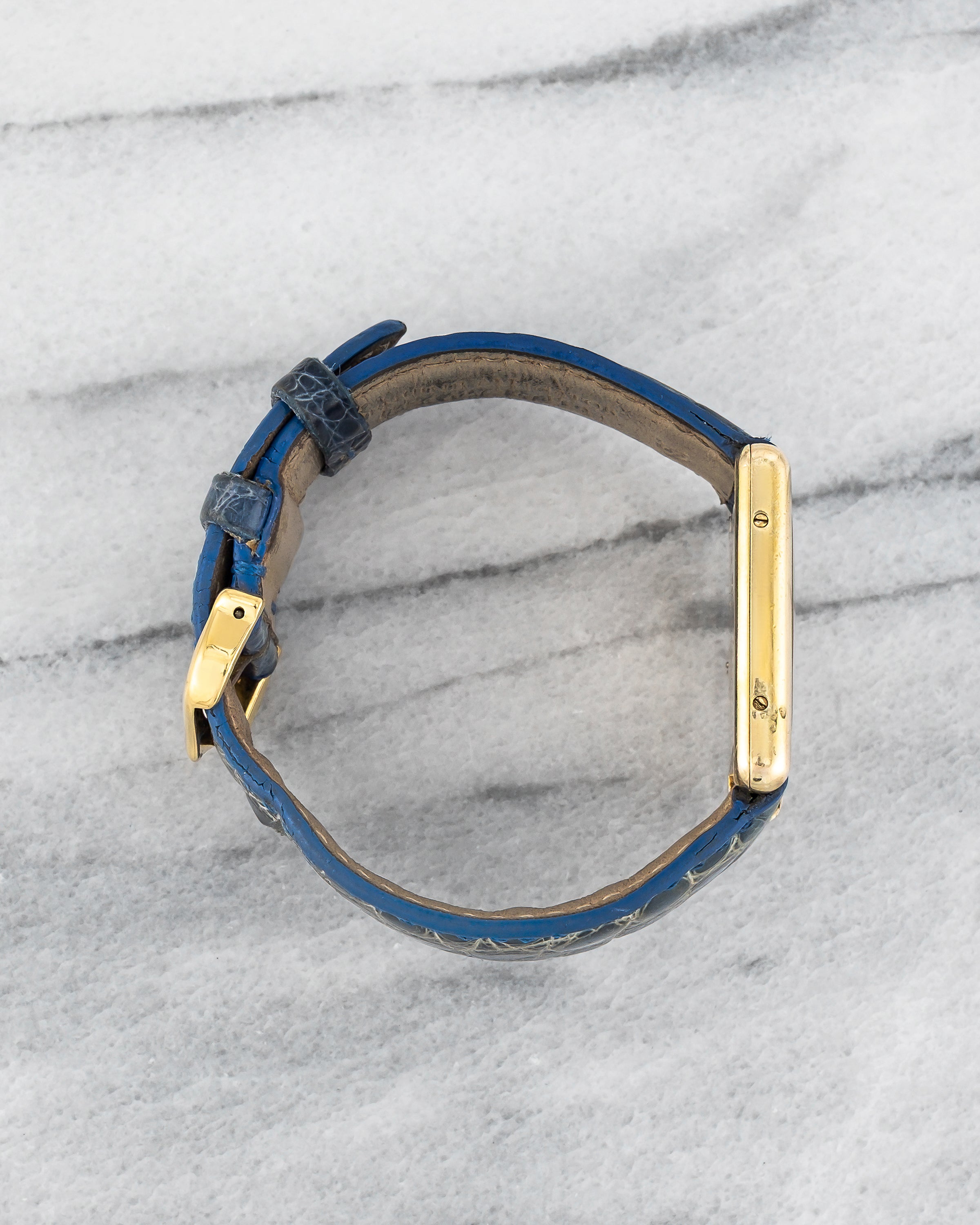 Cartier Tank – Lemon Roman Dial
