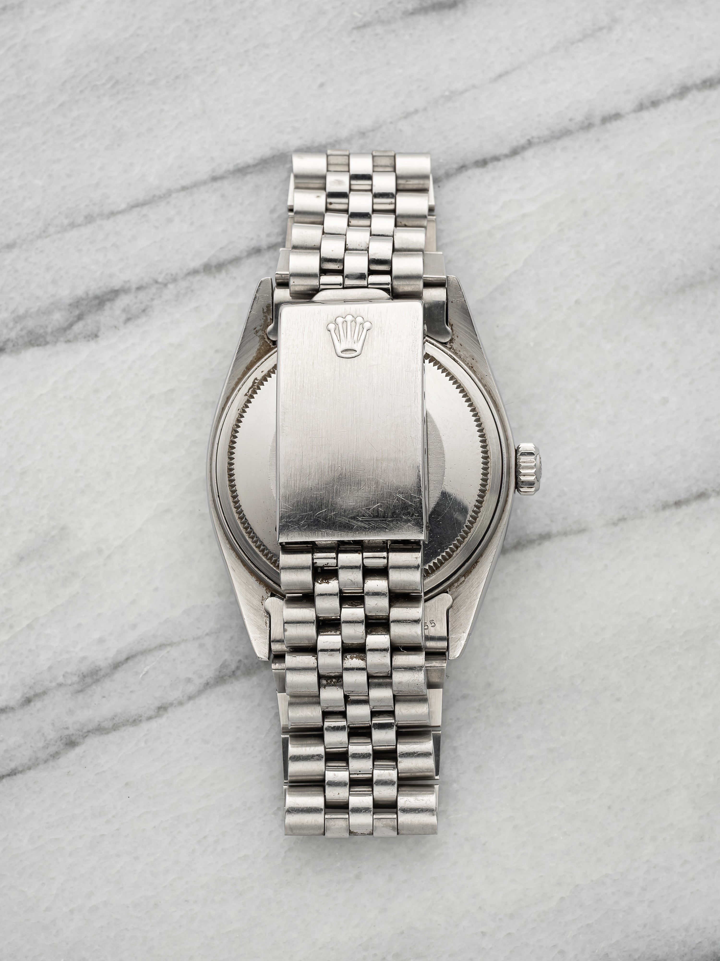 Vintage 1978 Rolex Datejust 16030 Stainless Steel Blue Sunburst Dial Auto 36mm