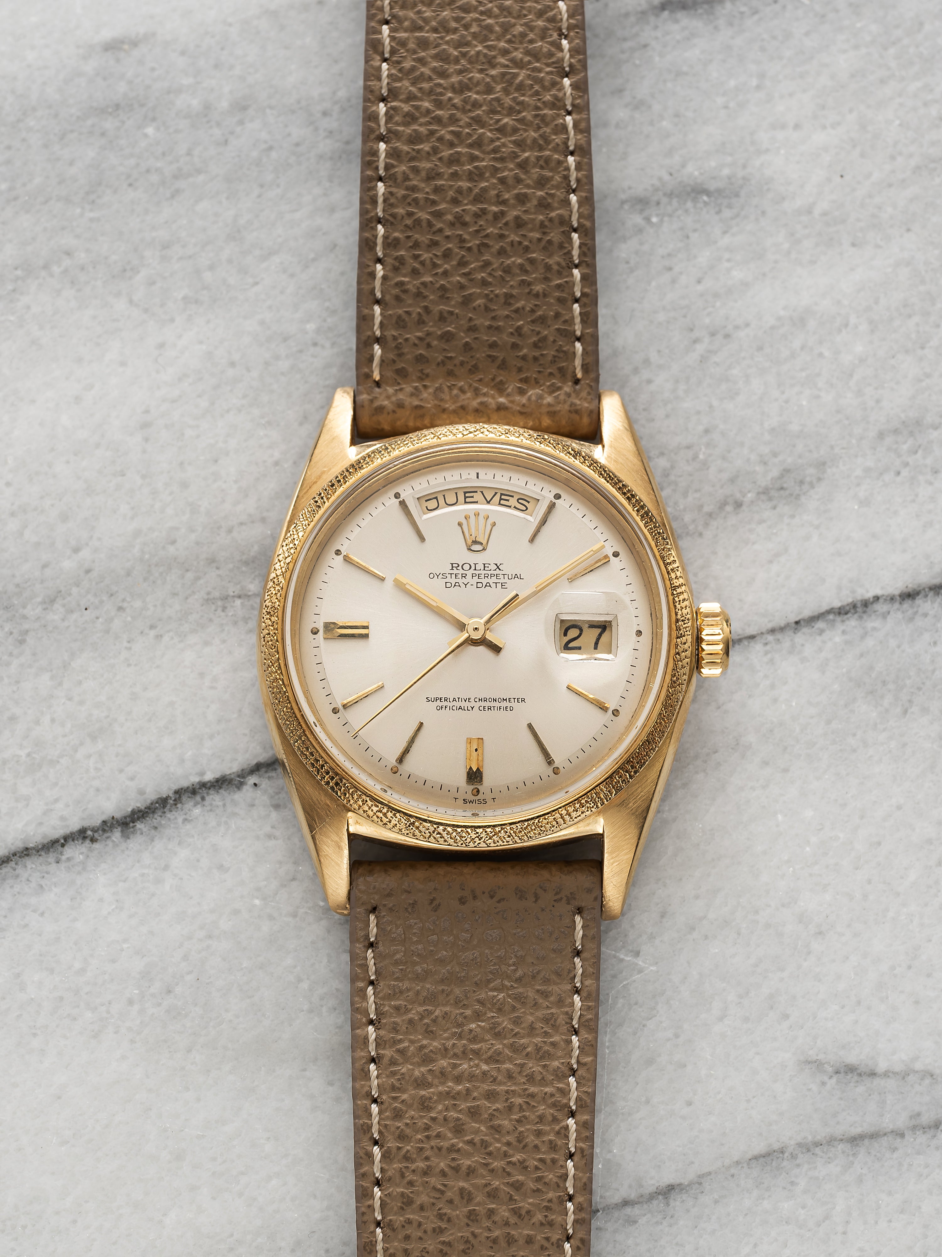 1969 Rolex Day-Date 1811 - Morellis with White Dial