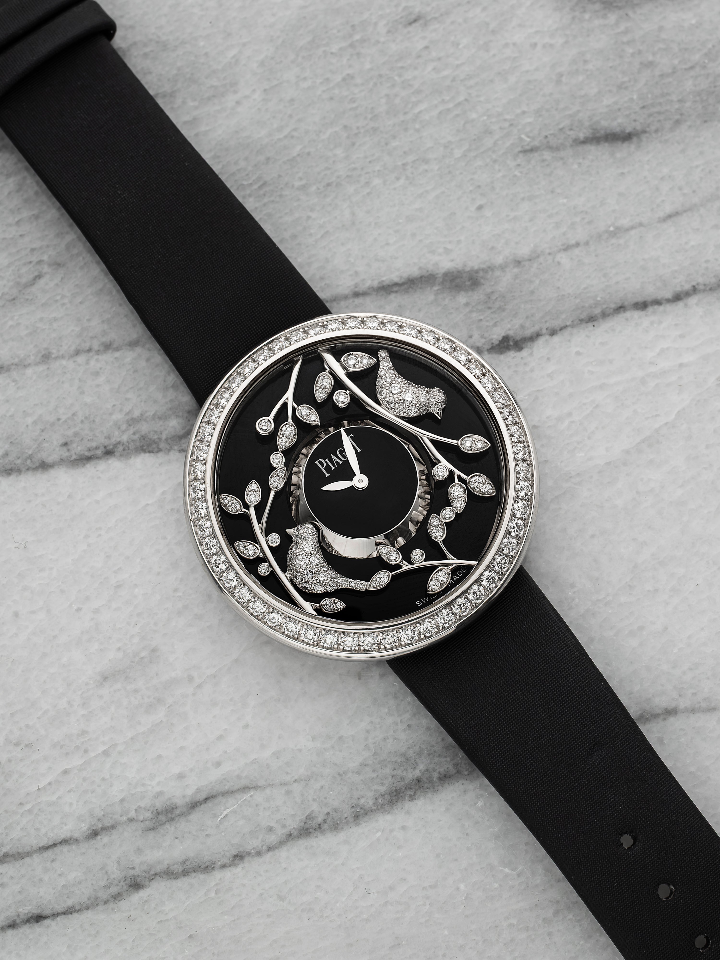 2012 Piaget Limelight Gala G0A36169 – White Gold Black Diamond Bird Dial