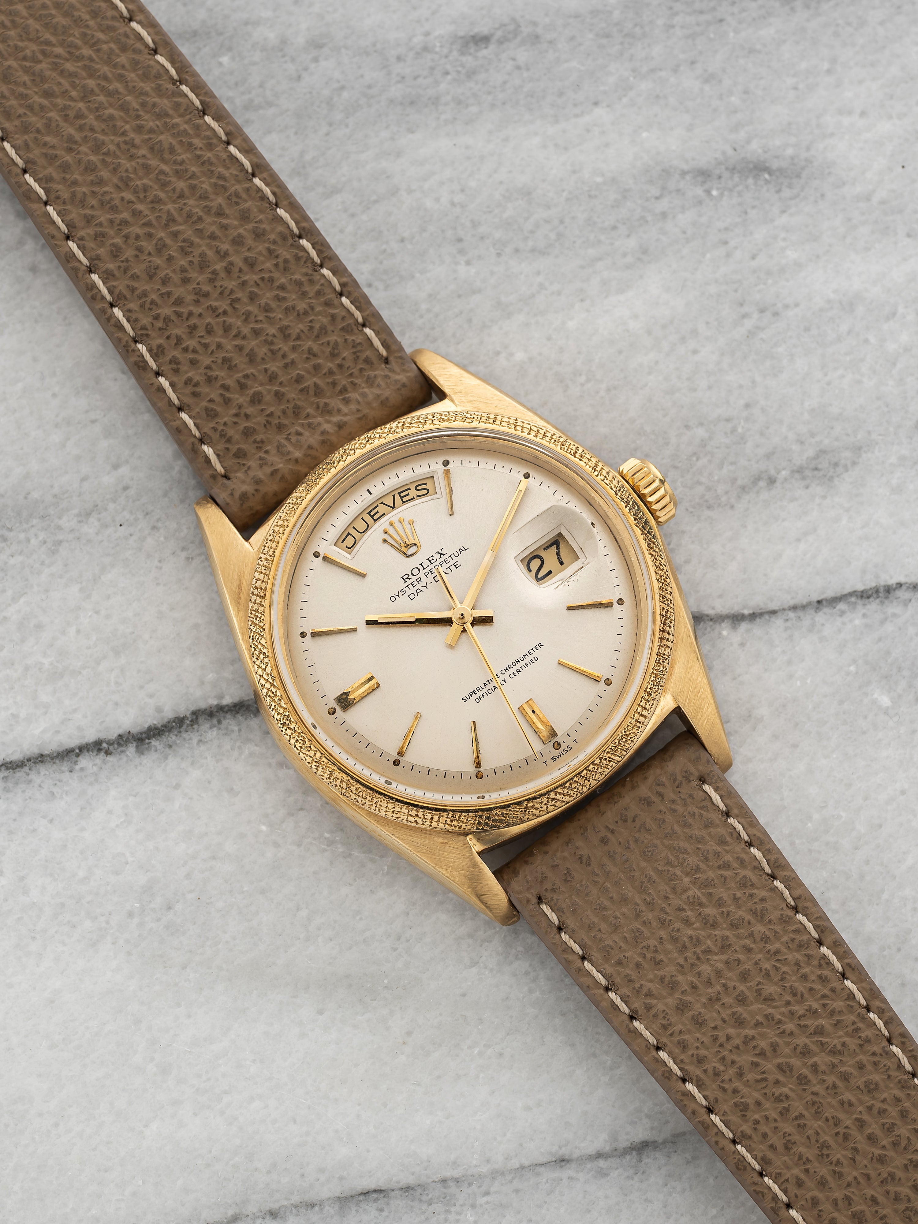 1969 Rolex Day-Date 1811 - Morellis with White Dial